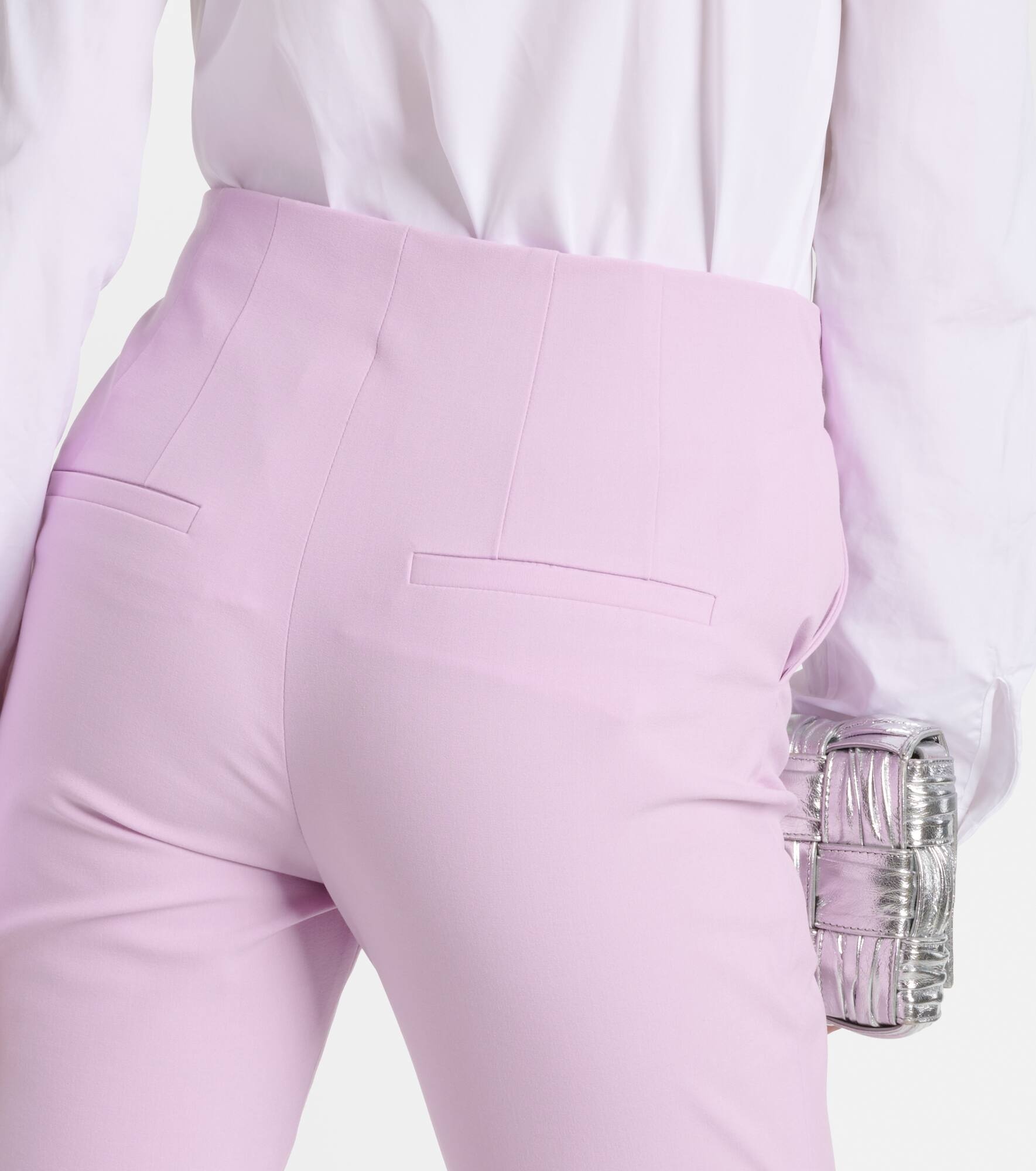 Kean cropped high-rise slim pants - 6