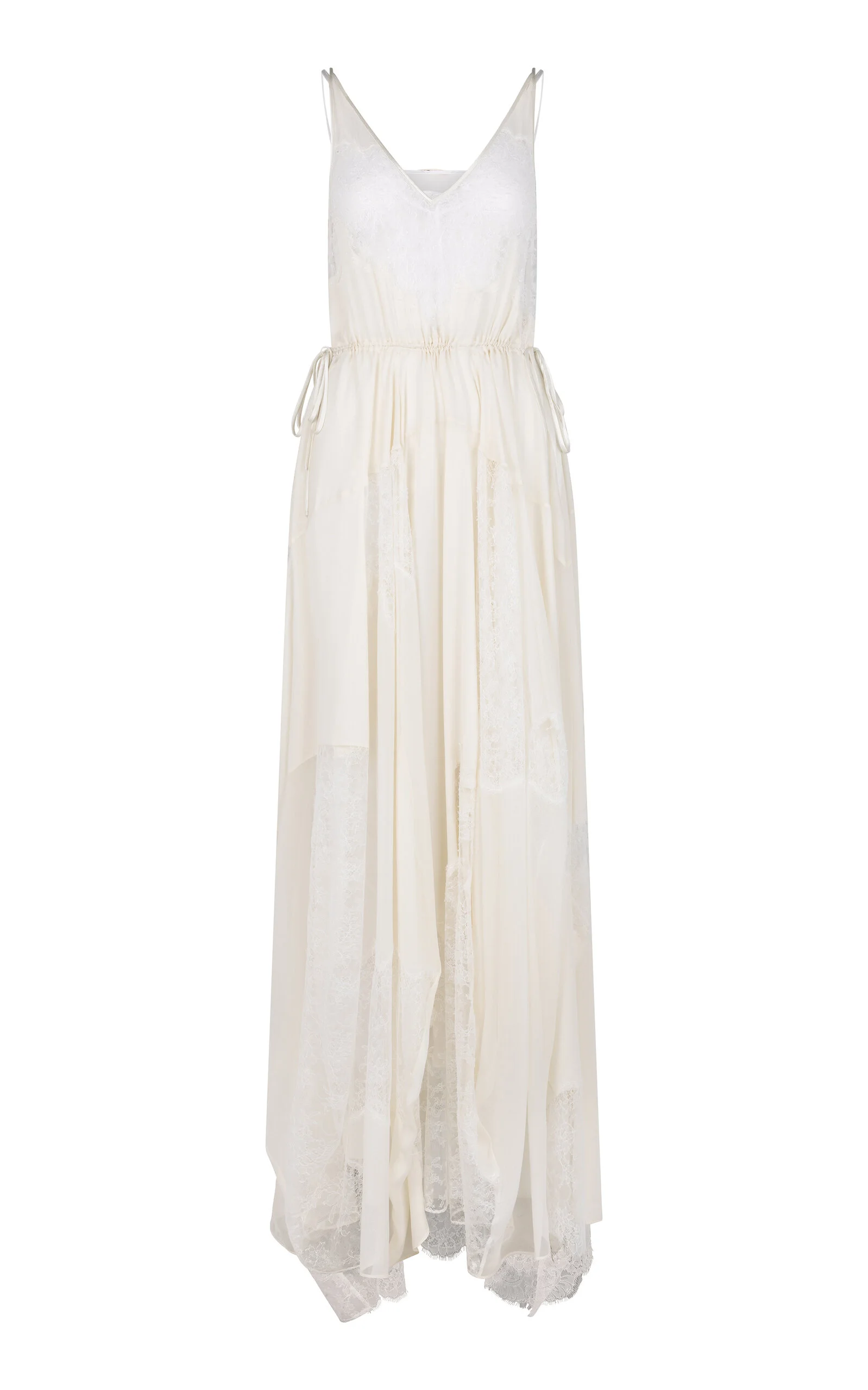 Josephine Silk-Blend Maxi Dress ivory - 1