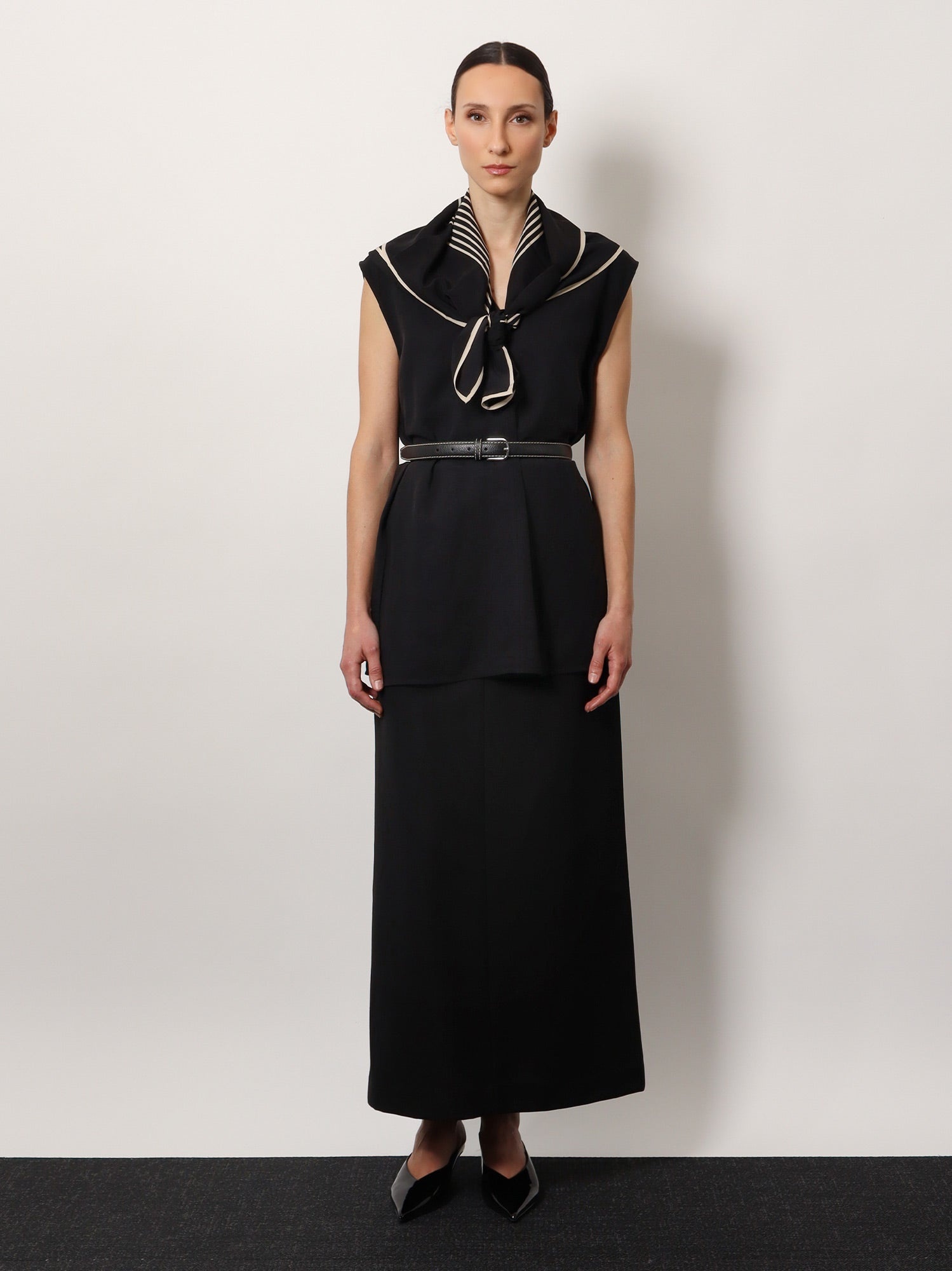 Low waist wool blend skirt - 2