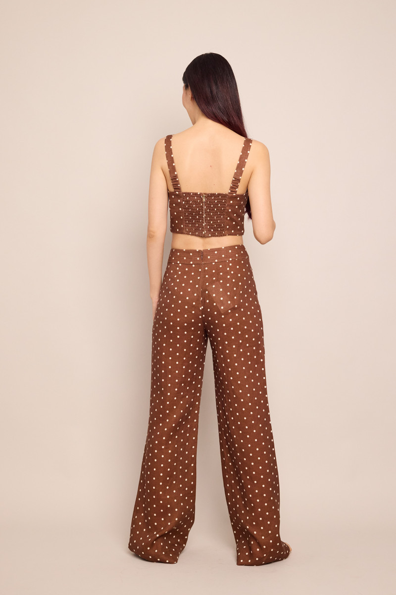 Josephine Pant The Best Fitting Pant In A Sophisticated Dot Print 3