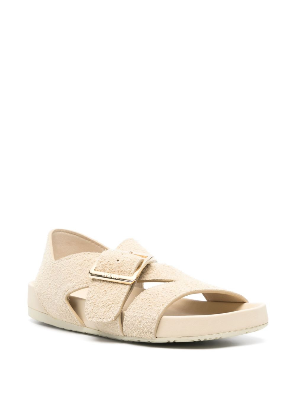 Loewe Women Ease Leather Sandals - 3
