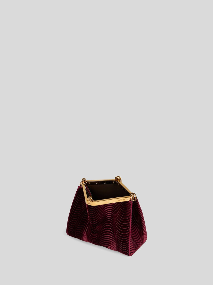 SMALL VELVET VELA BAG - 3