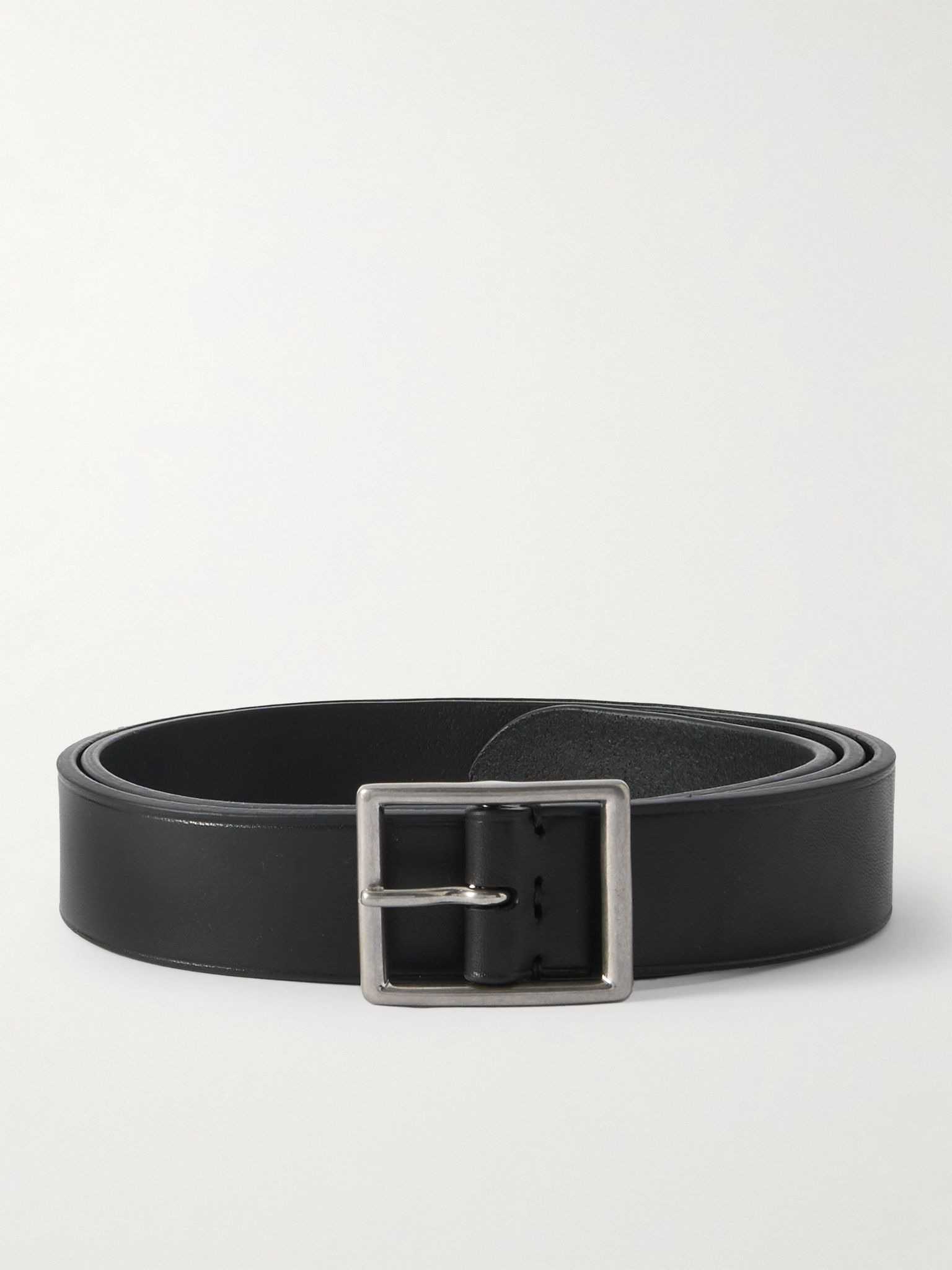 Frans 3cm Leather Belt Black - 1