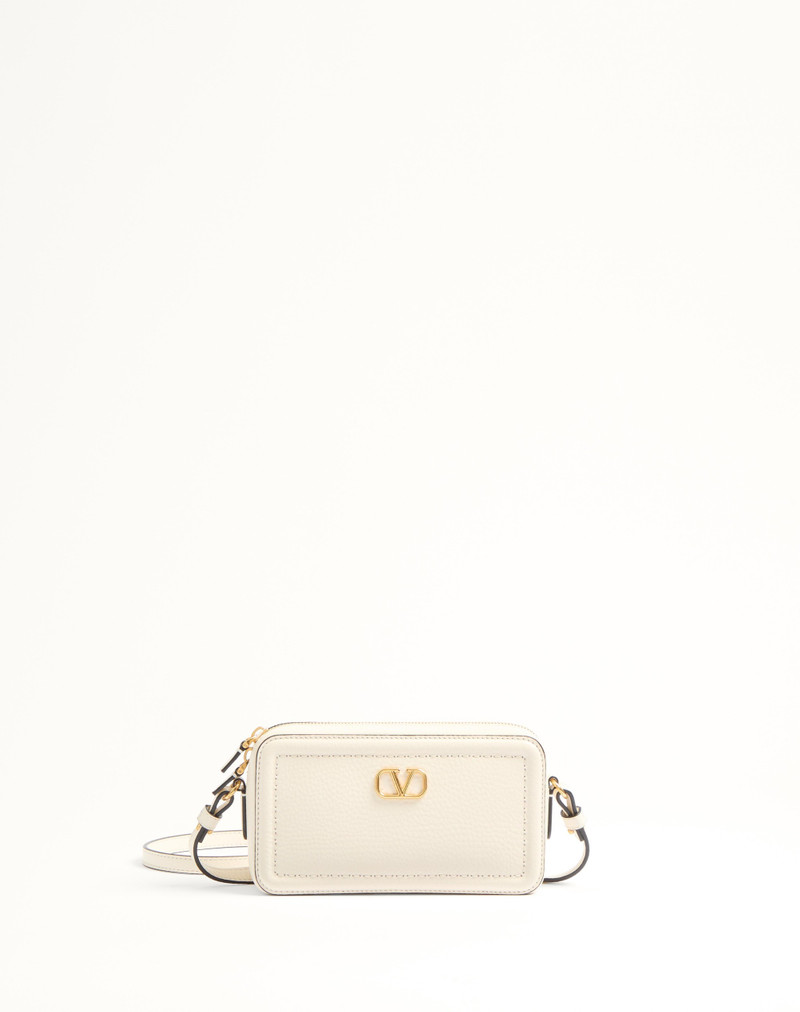 VALENTINO GARAVANI ALLTIME MINI SHOULDER BAG IN GRAINY CALFSKIN 1