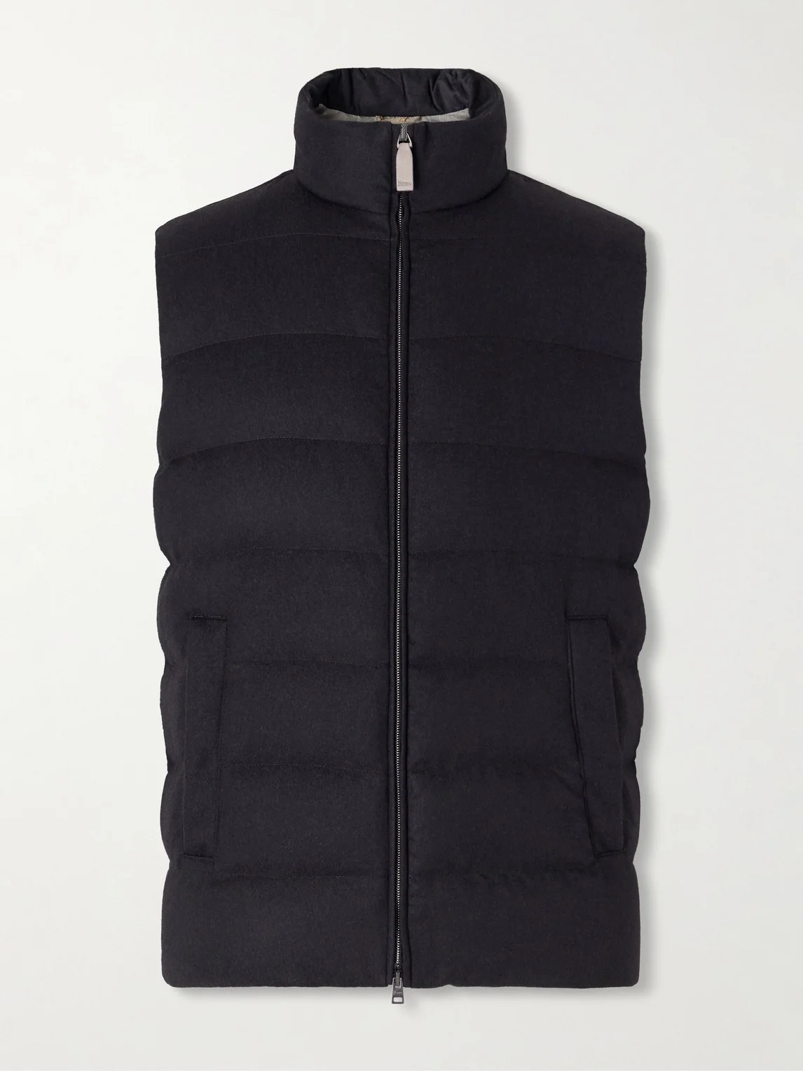 Quilted Silk and Cashmere-Blend Gilet - 1