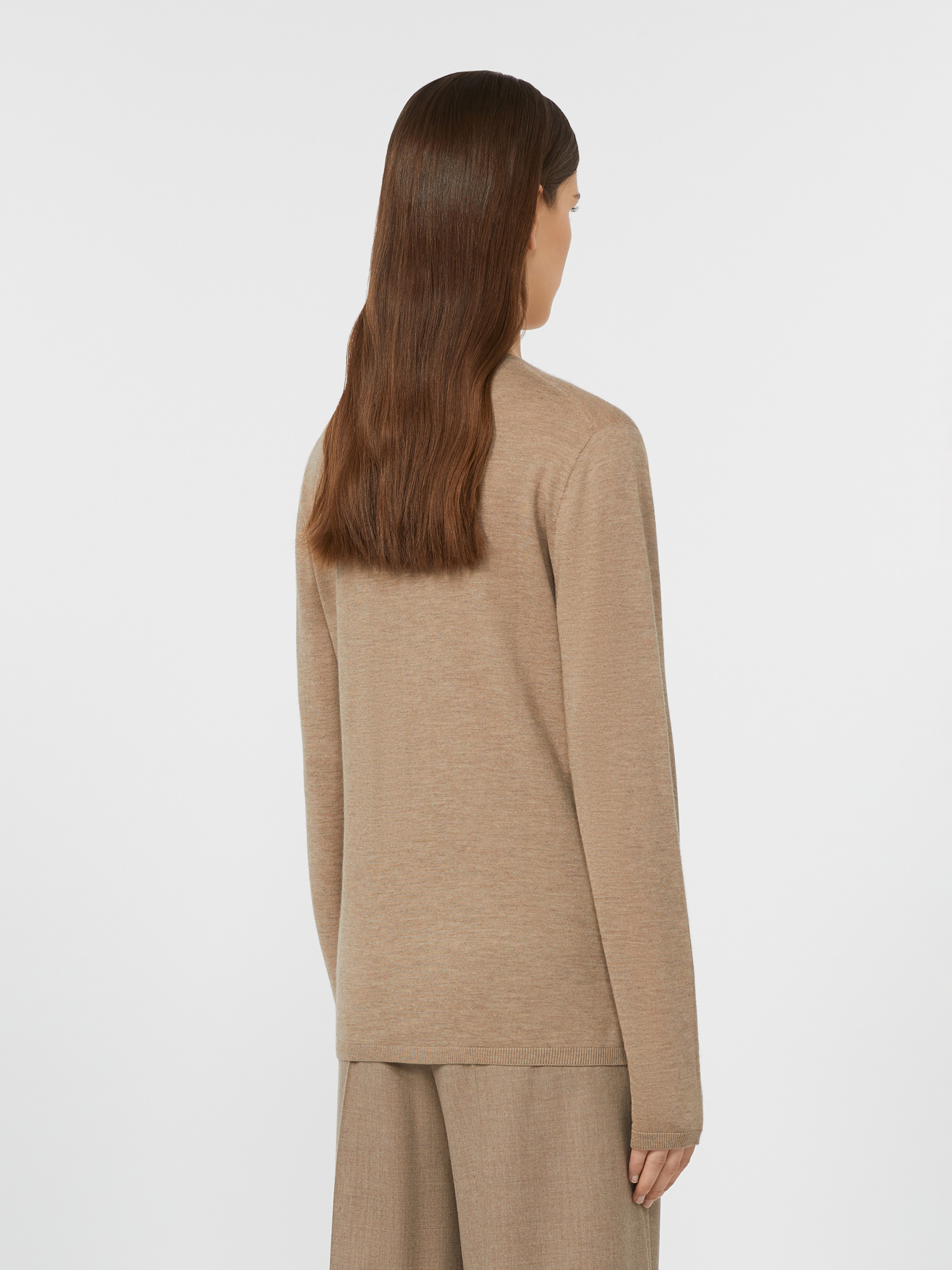 LINCE Plain-knit cashmere yarn jumper - 4