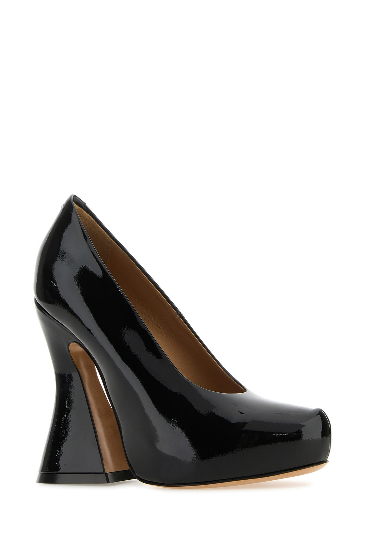 Black leather Sketch pumps - 2