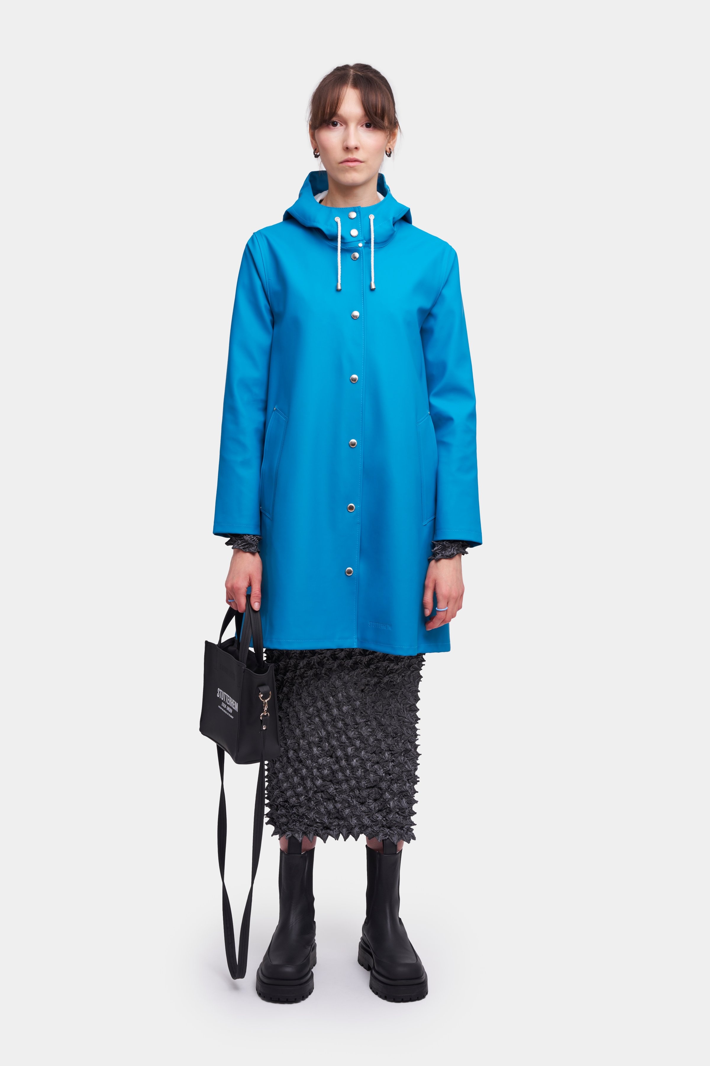 Mosebacke Raincoat Mosaic Blue - 2