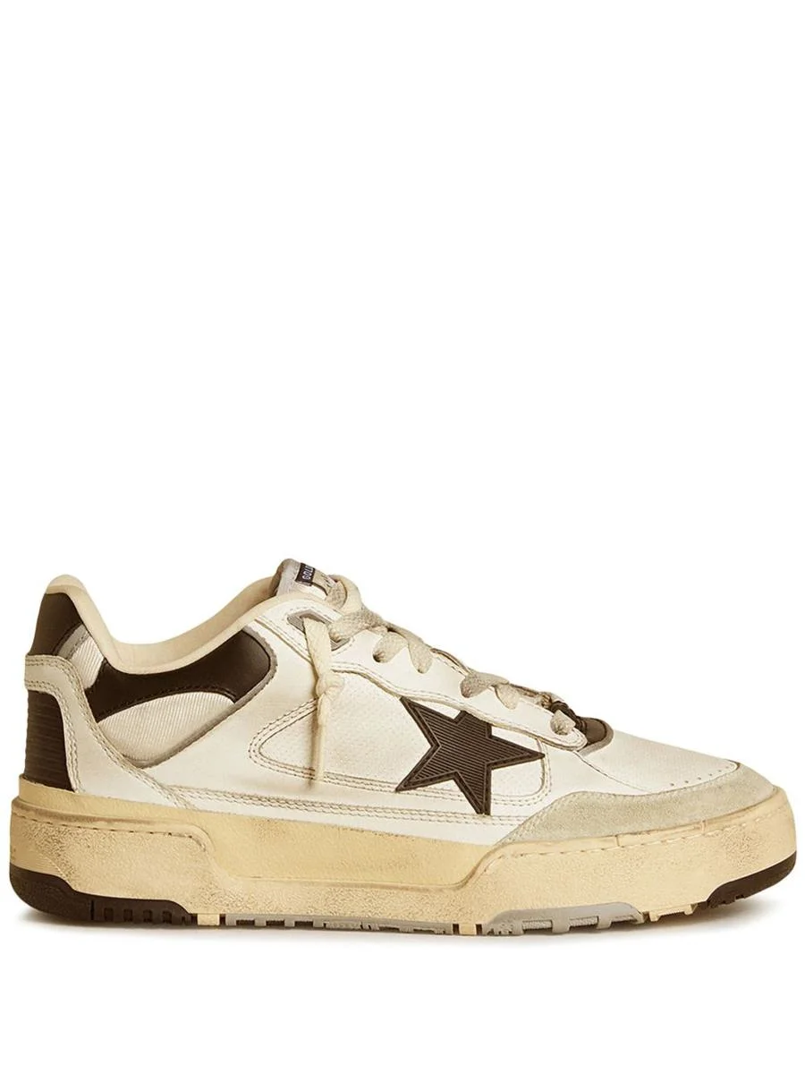 Golden Goose Sneakers 'Forty2' In White And Brown - 1