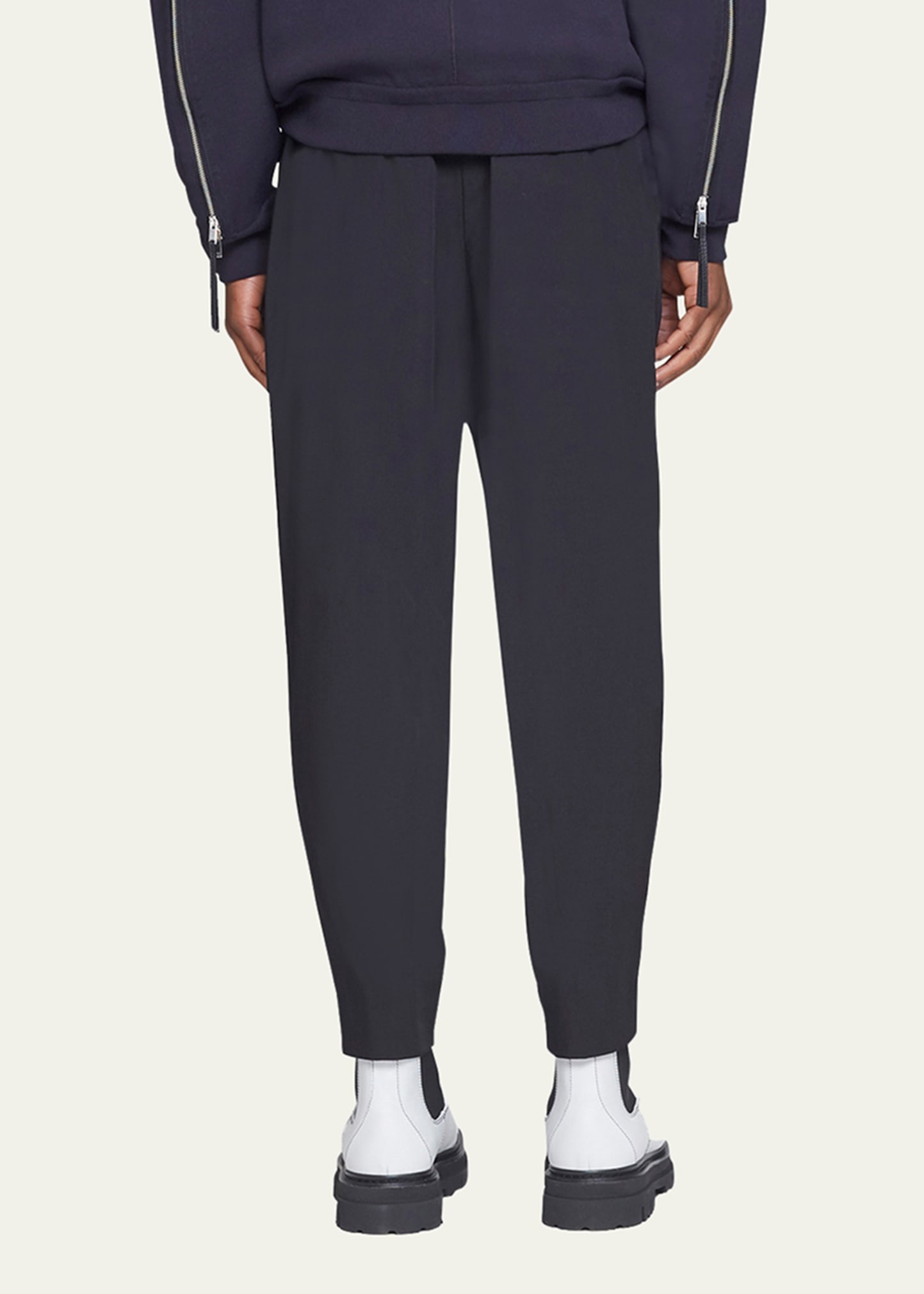 Men's Drop-Crotch Tapered Trousers - 4