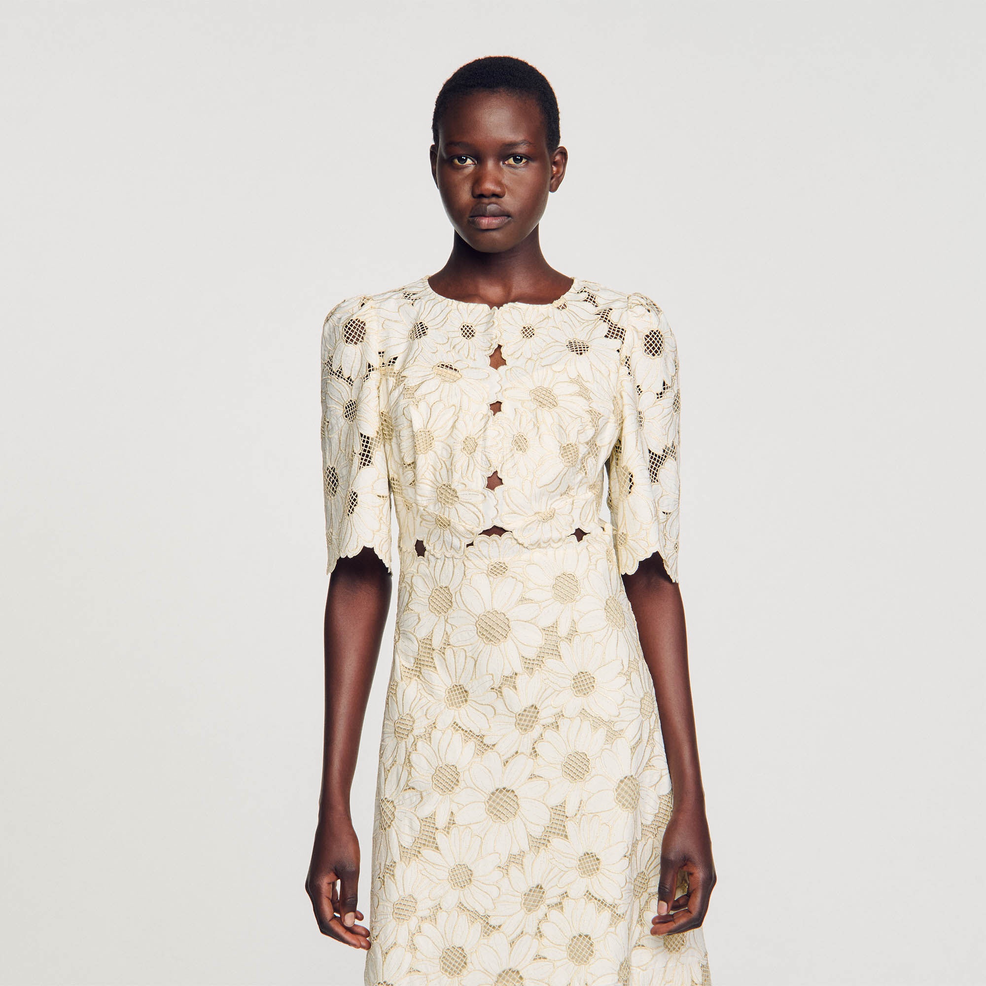 EMBROIDERED MAXI DRESS - 5