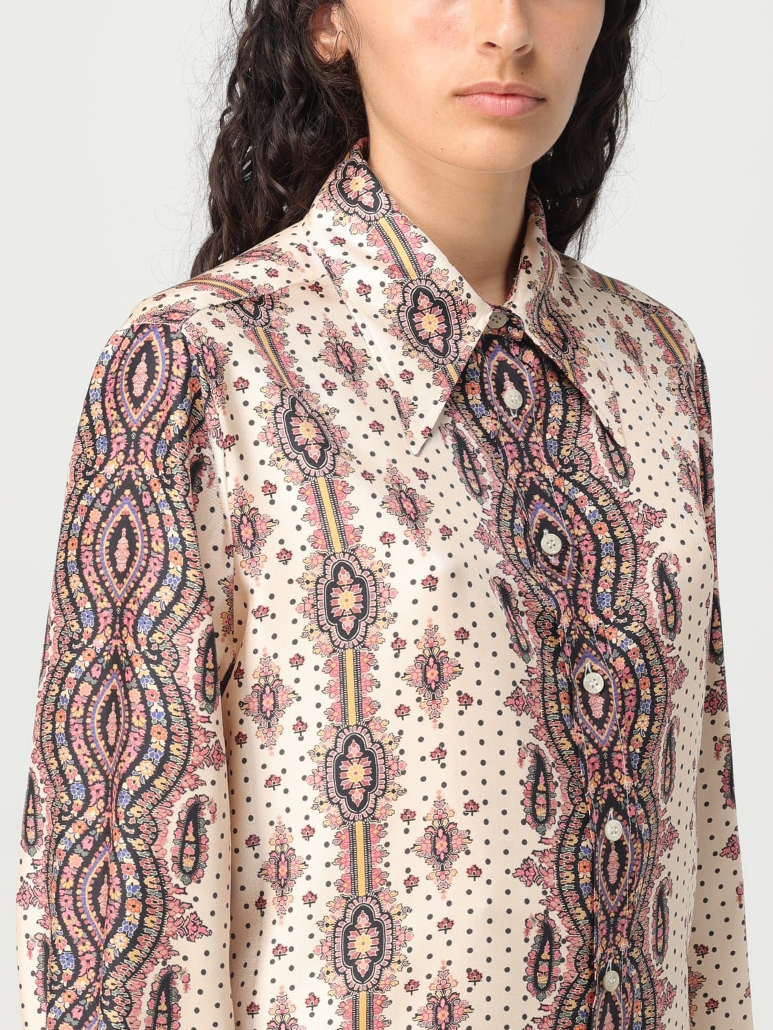 Etro silk twill shirt - 5