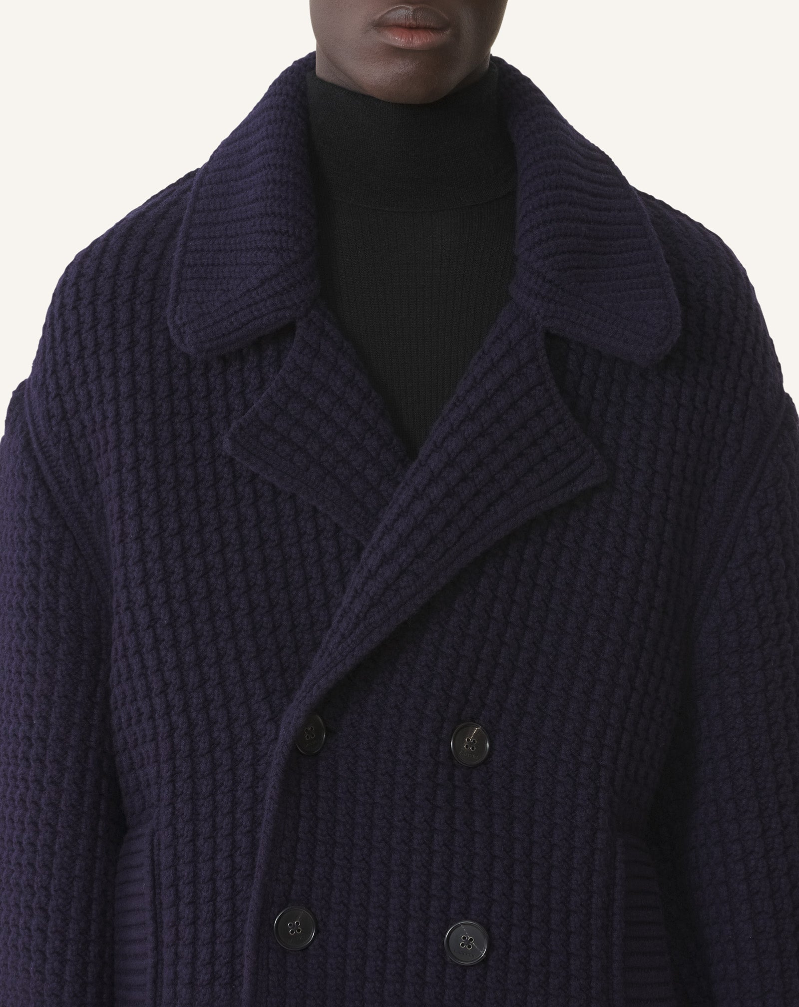 RELAXED-FIT WOOL PEACOAT - 5