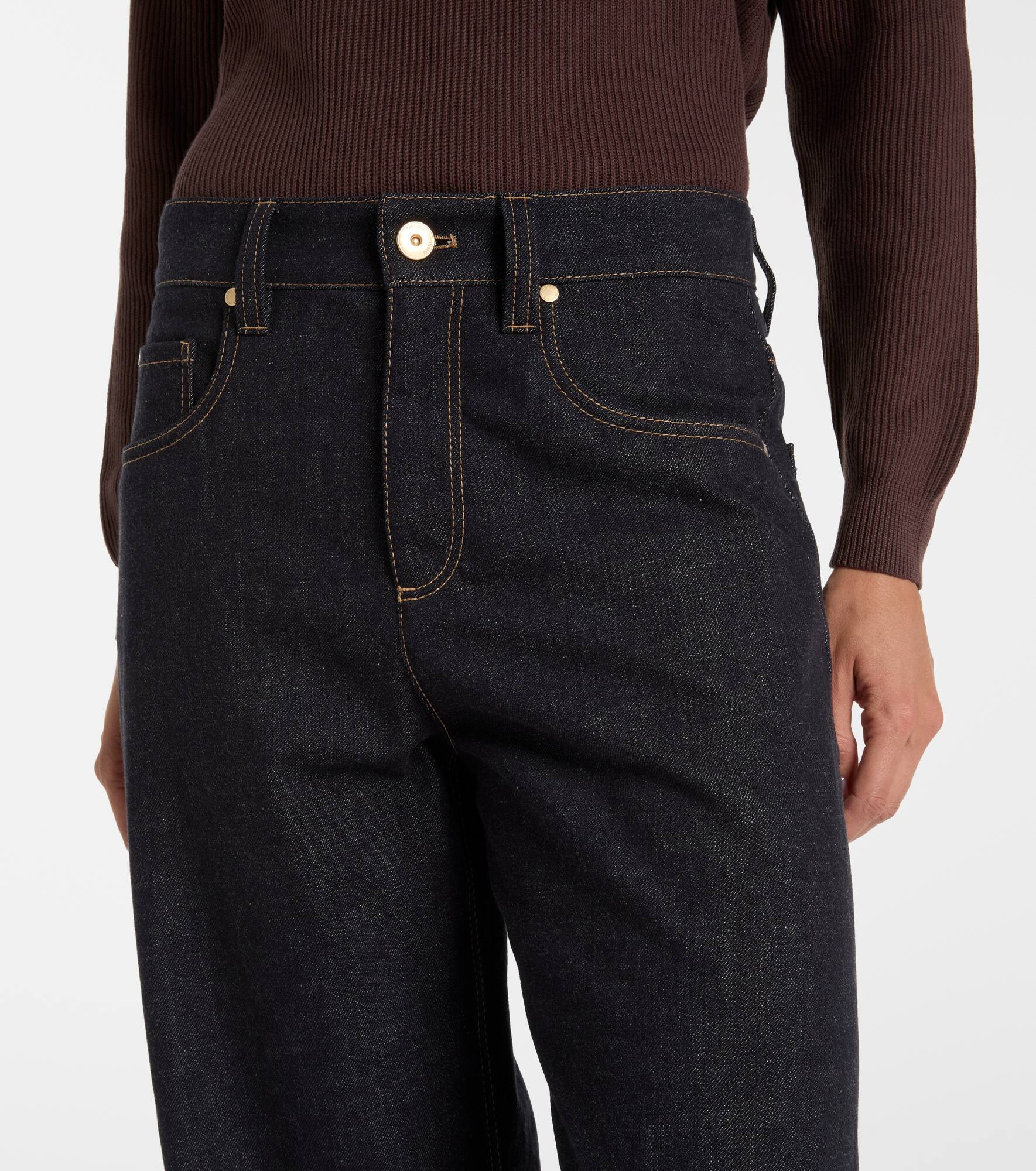 Mid-rise wide-leg jeans - 4