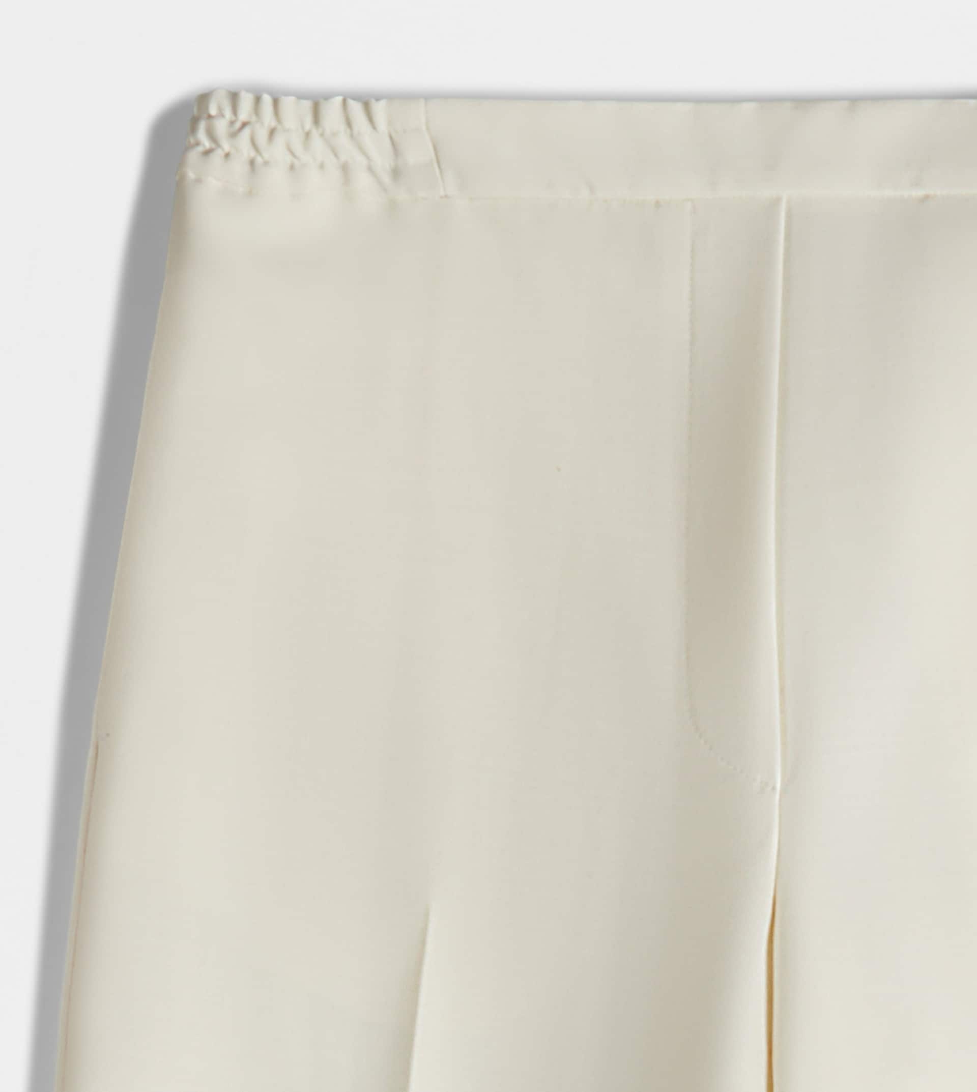 PANTS IN WOOL - WHITE - 2