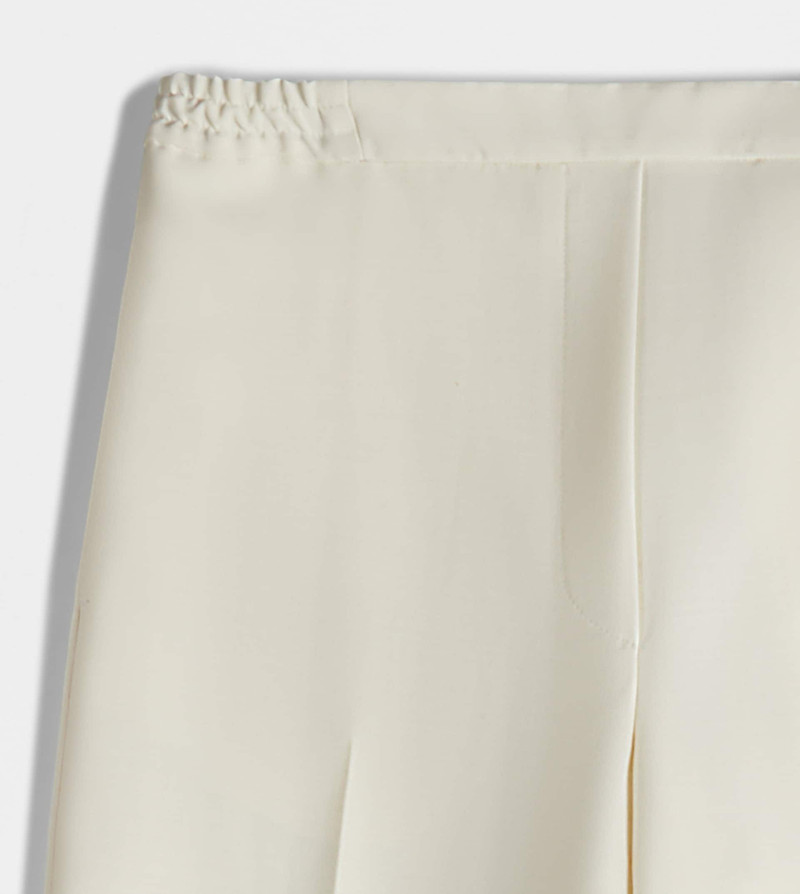 Tod's PANTS IN WOOL - WHITE outlook