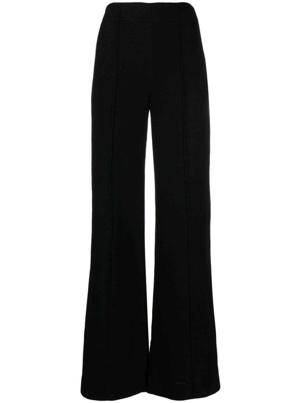 high-waist flared trousers - 1