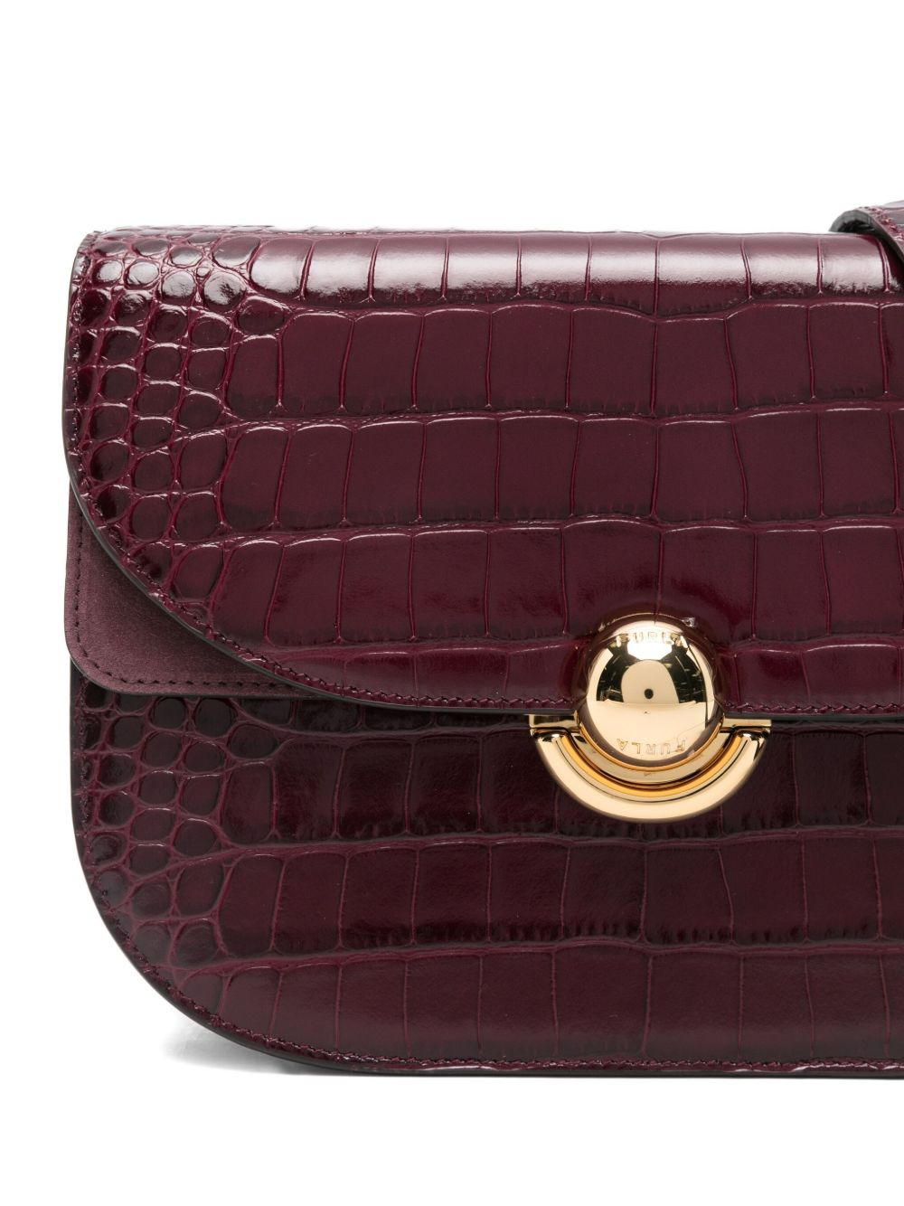 Sfera crocodile-effect shoulder bag - 4