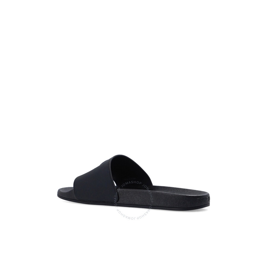 Jimmy Choo Port Black Rubber Slides - 2