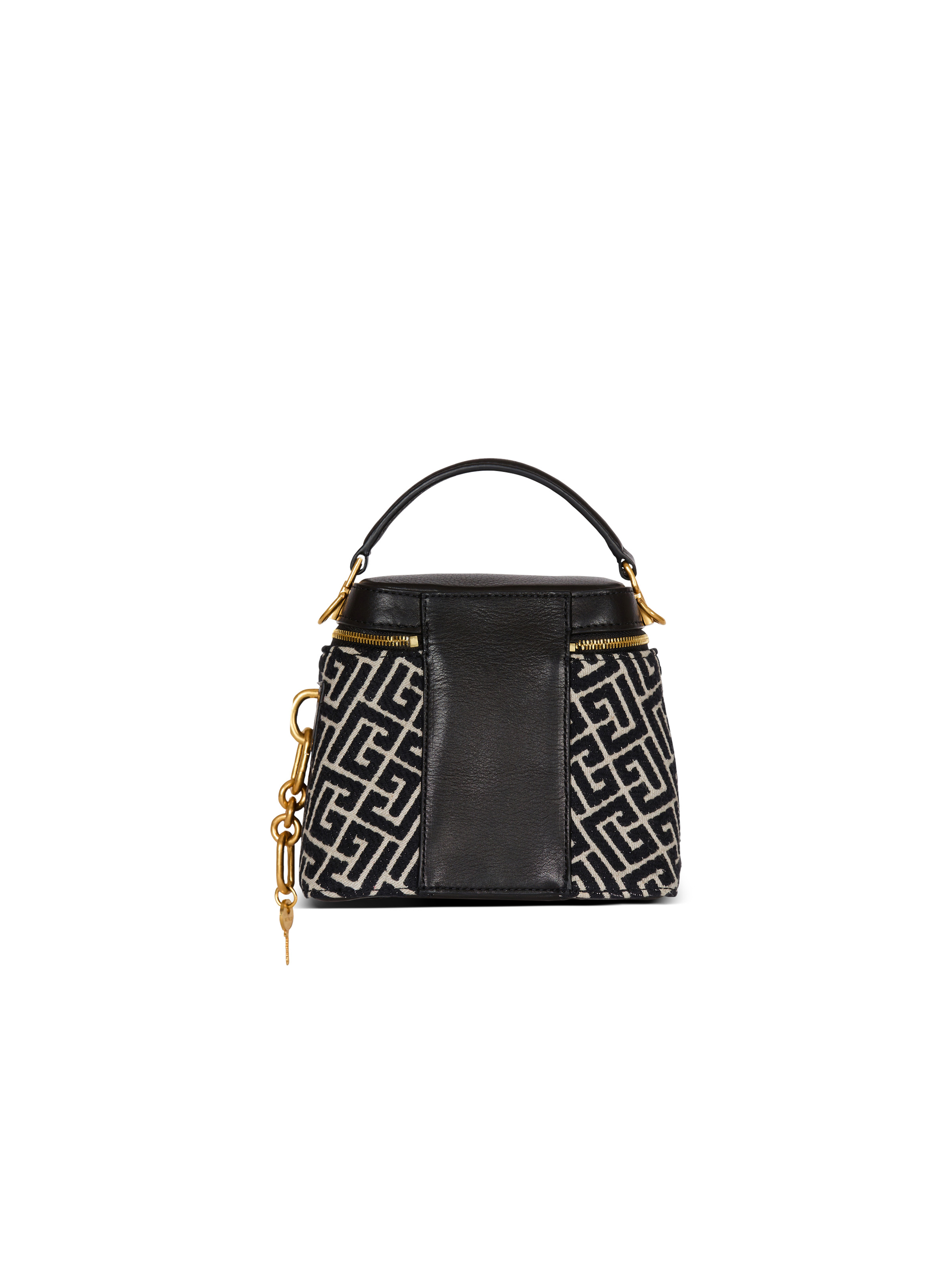 Pulse Vanity bag in monogrammed jacquard canvas and leather - 4