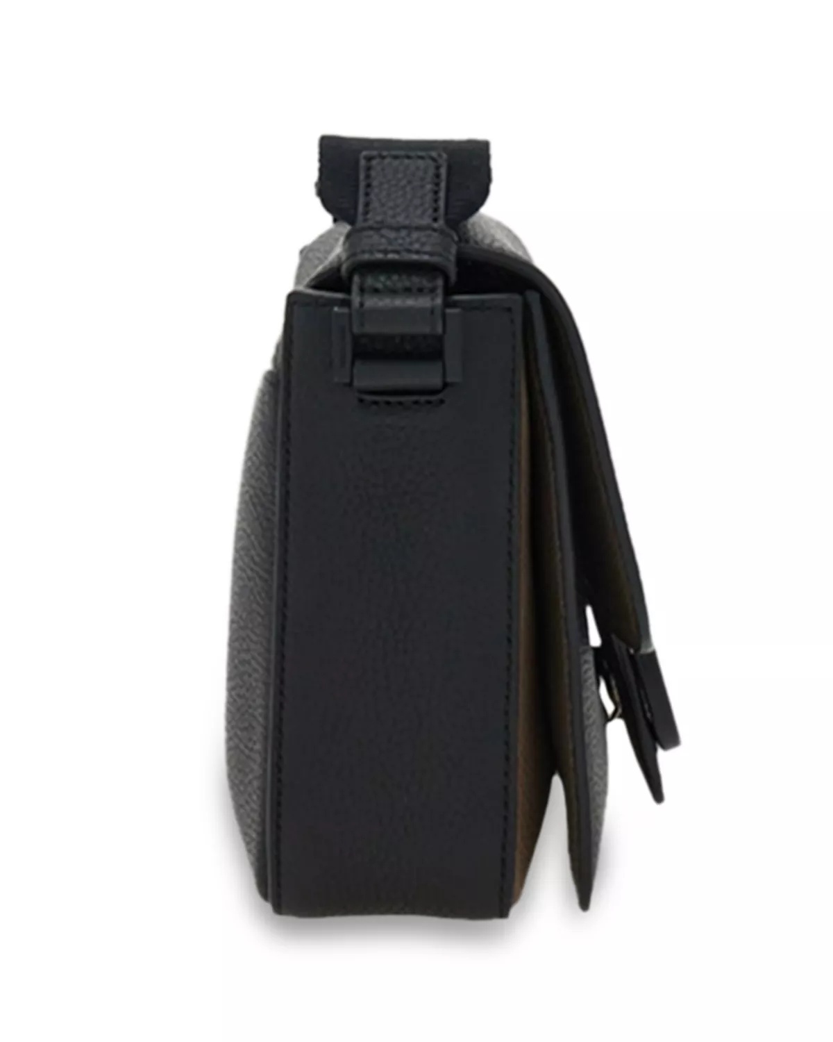 Double Gancini Leather Shoulder Bag - 3