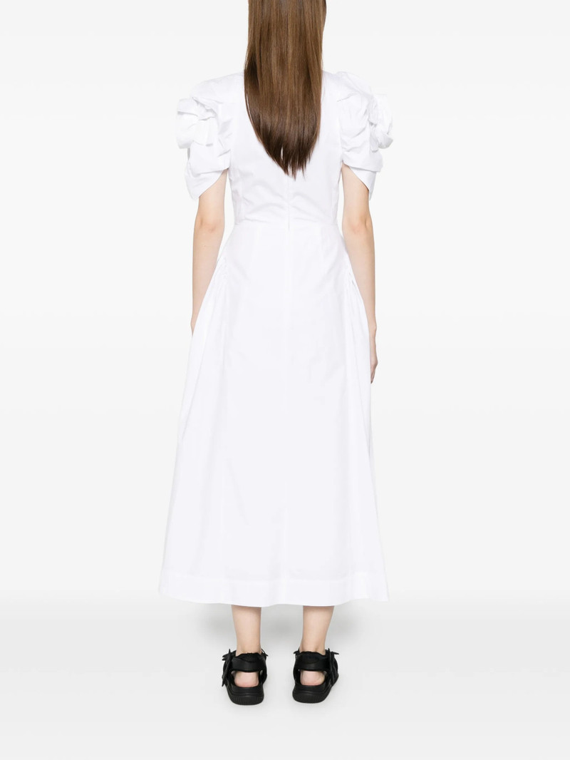 Simone Rocha Simone Rocha Round-neck Ruffled Midi Dress outlook