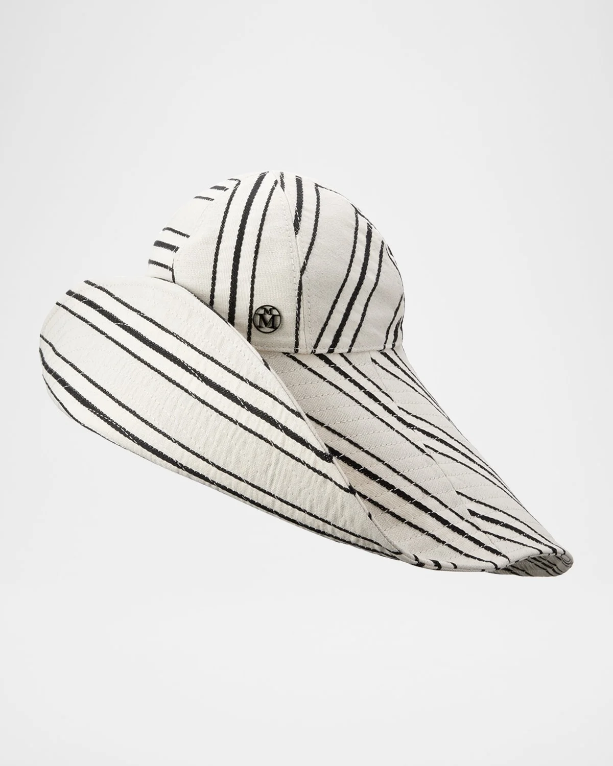 Junya Striped Canvas Bucket Hat - 1