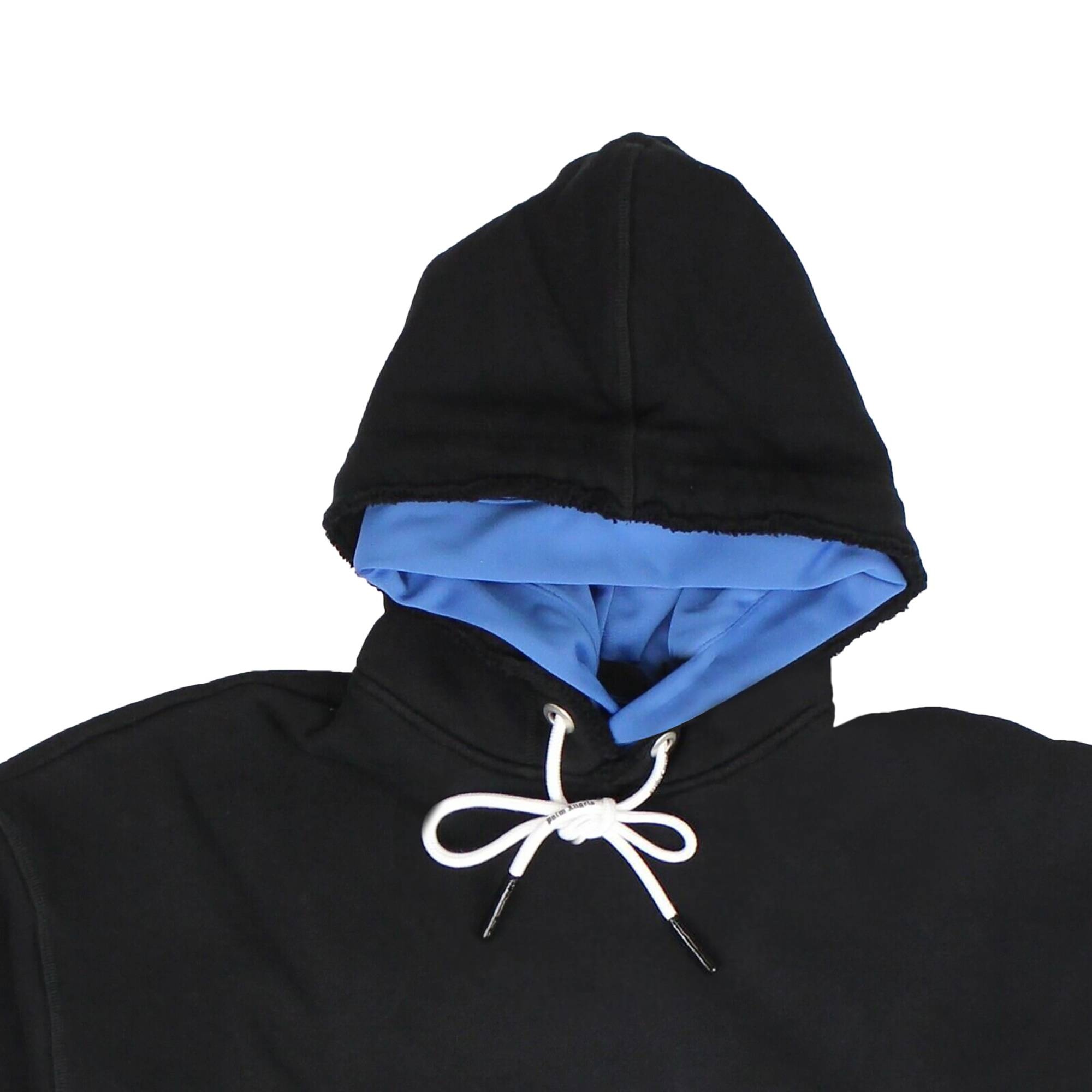 Palm Angels Double Layer Hoodie 'Black' - 3