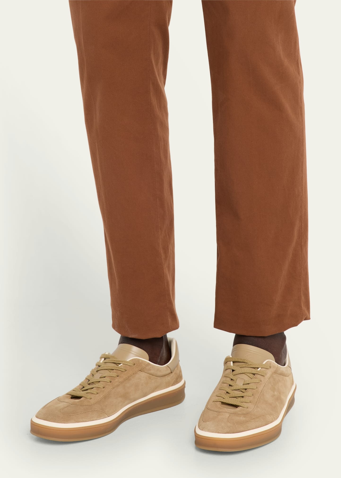 Men's Tennis Walk Suede Low-Top Sneakers - 2