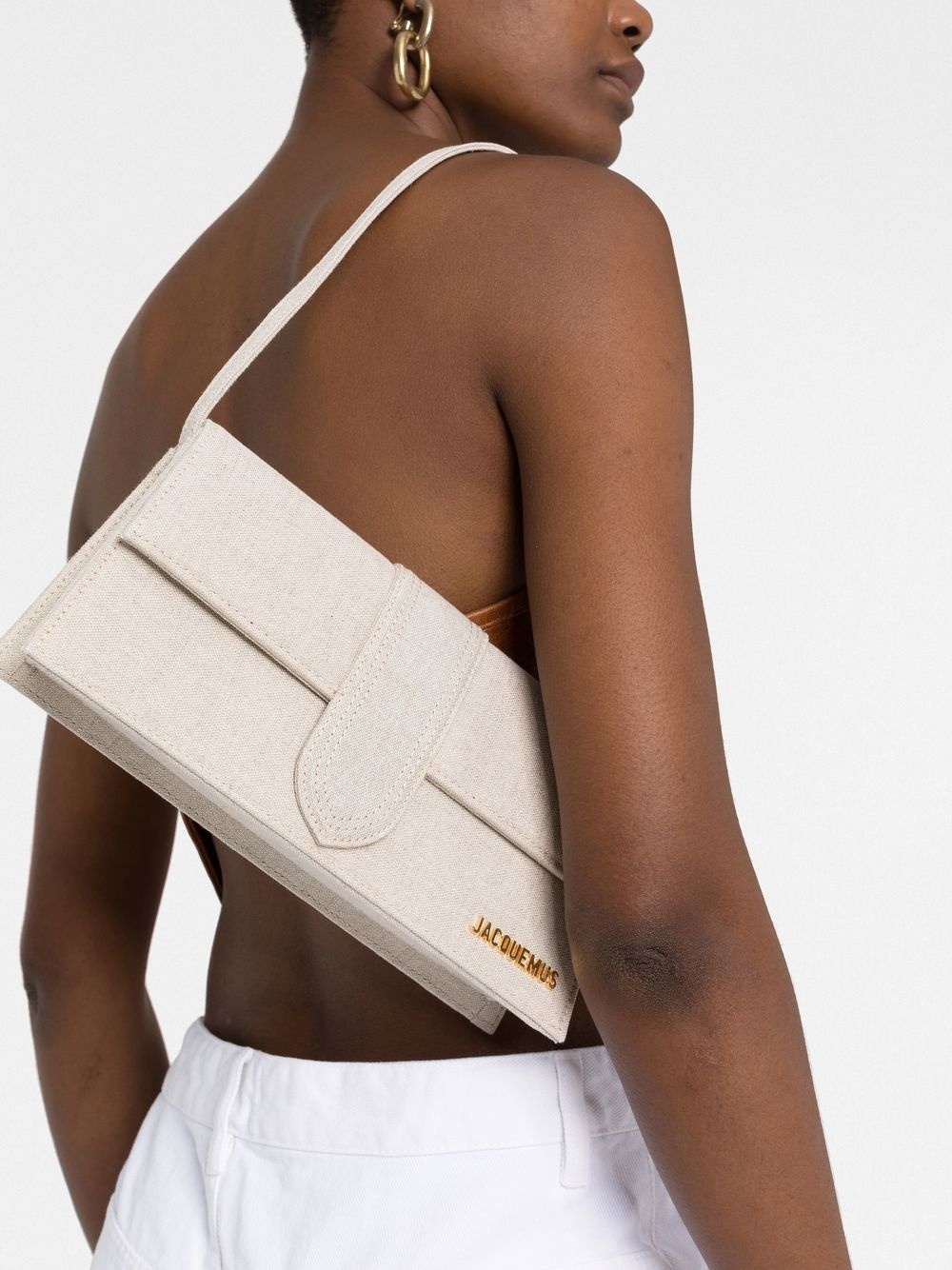 Le Bambino linen shoulder bag - 3