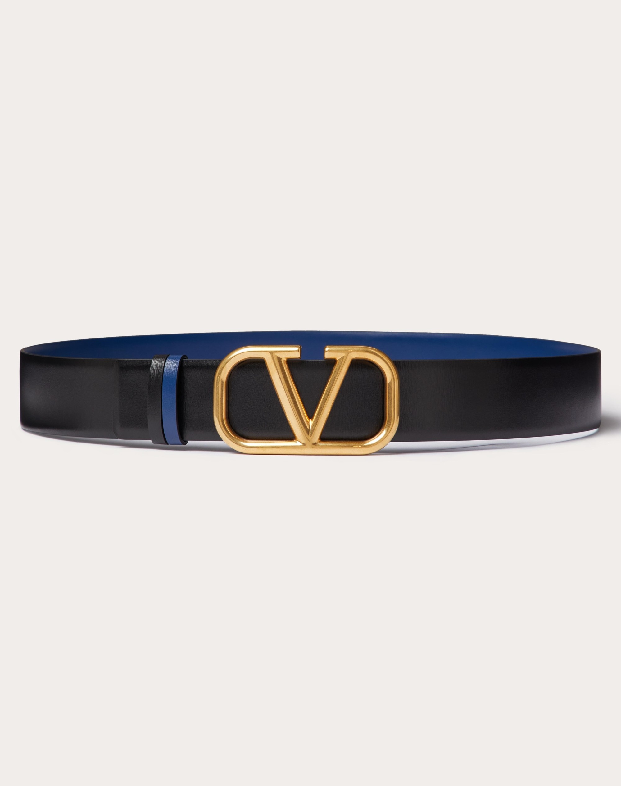 VLOGO SIGNATURE REVERSIBLE CALFSKIN BELT 40 MM - 1