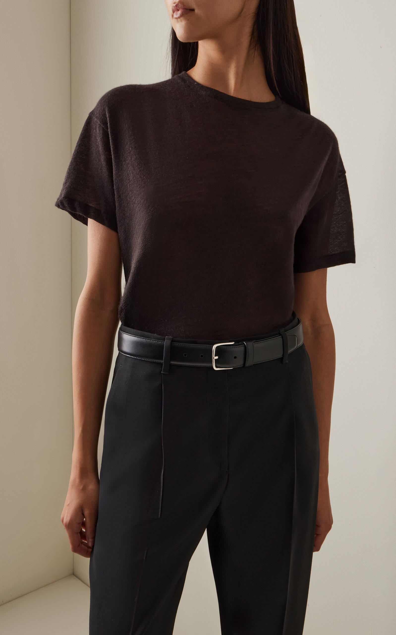 Maxi Classic Leather Belt black - 2