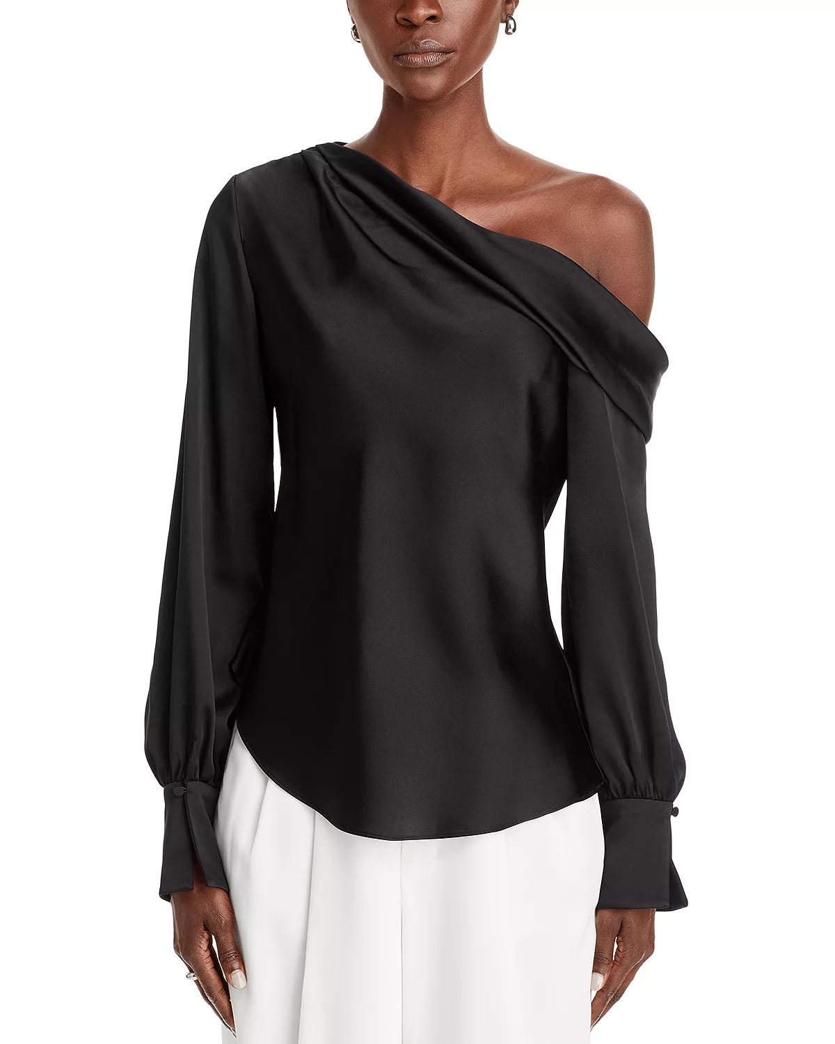 Alice Draped One Shoulder Top - 6