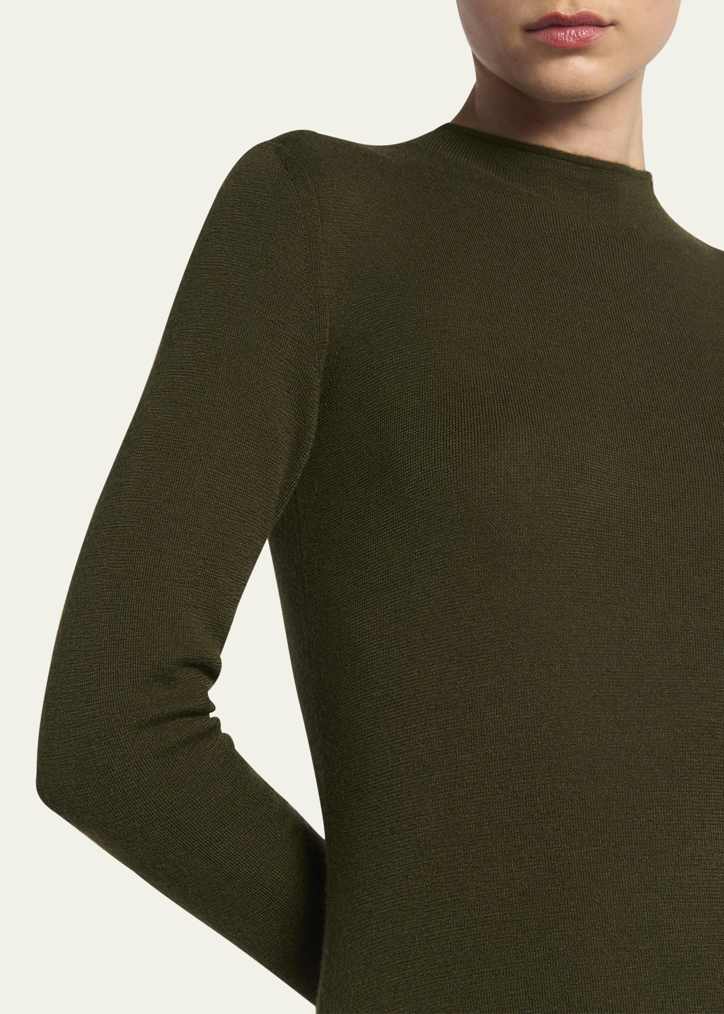 Knit Long-Sleeve Maxi Dress - 5