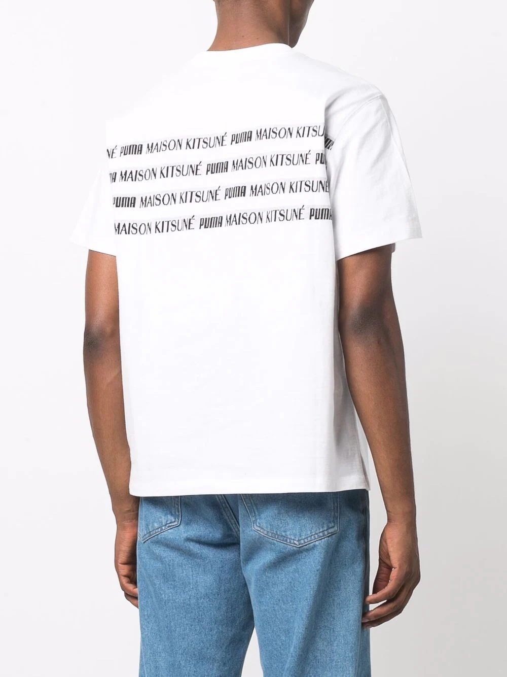 x Maison Kitsuné logo print T-shirt - 5