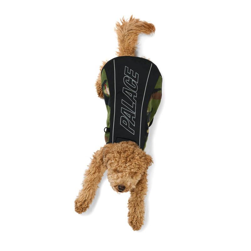POLARTEC DOG JACKET CAMO/BLACK 3