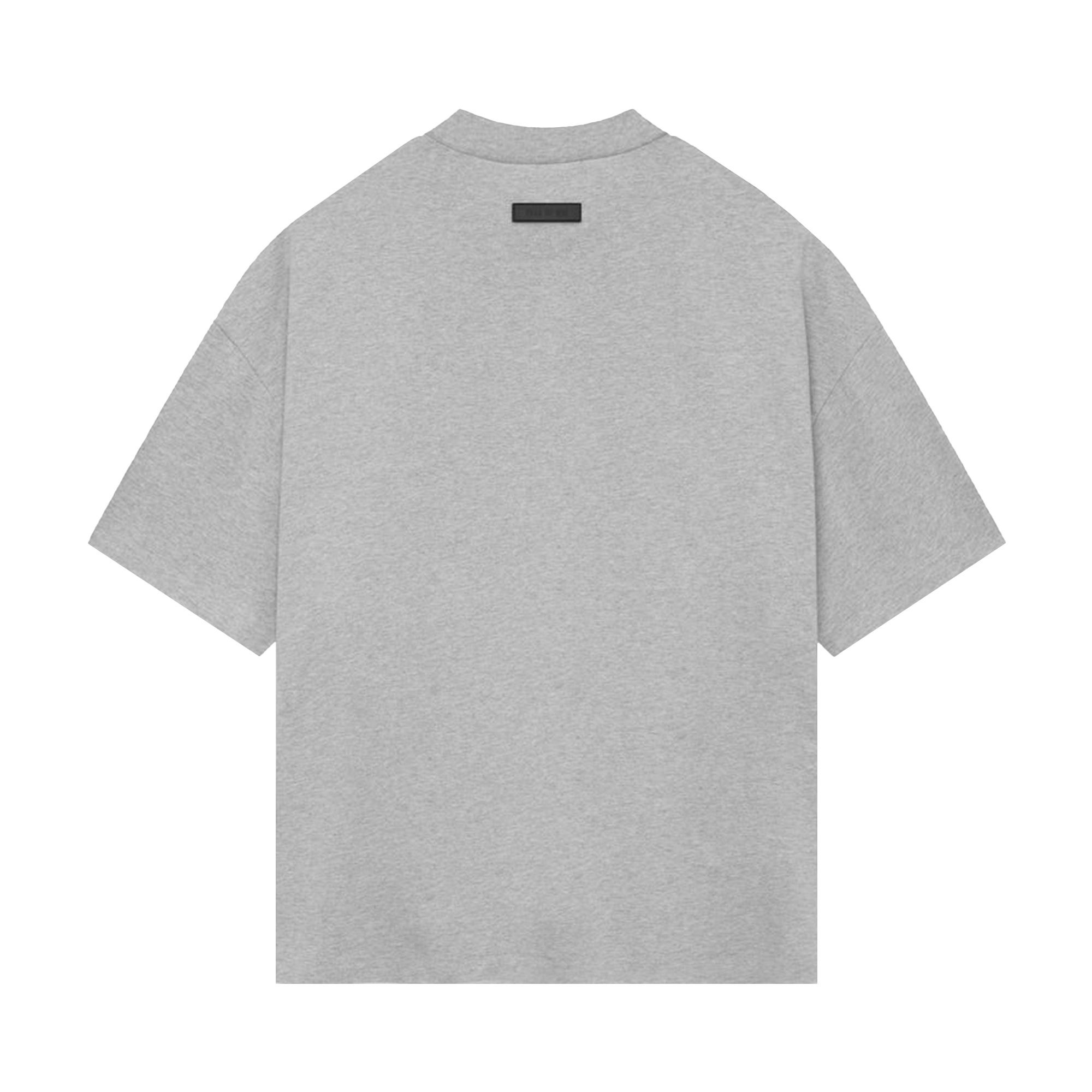 Fear of God Essentials Crewneck T-Shirt II 'Light Heather Grey' - 2
