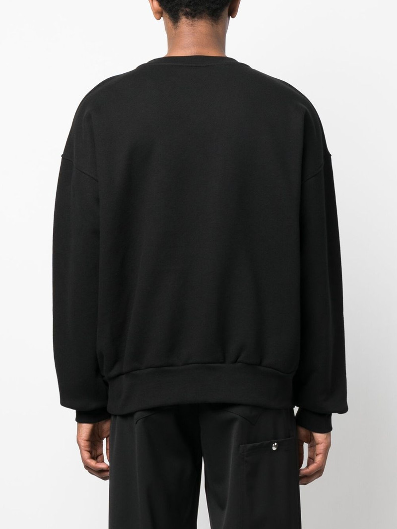 graphic-print organic-cotton sweatshirt 4