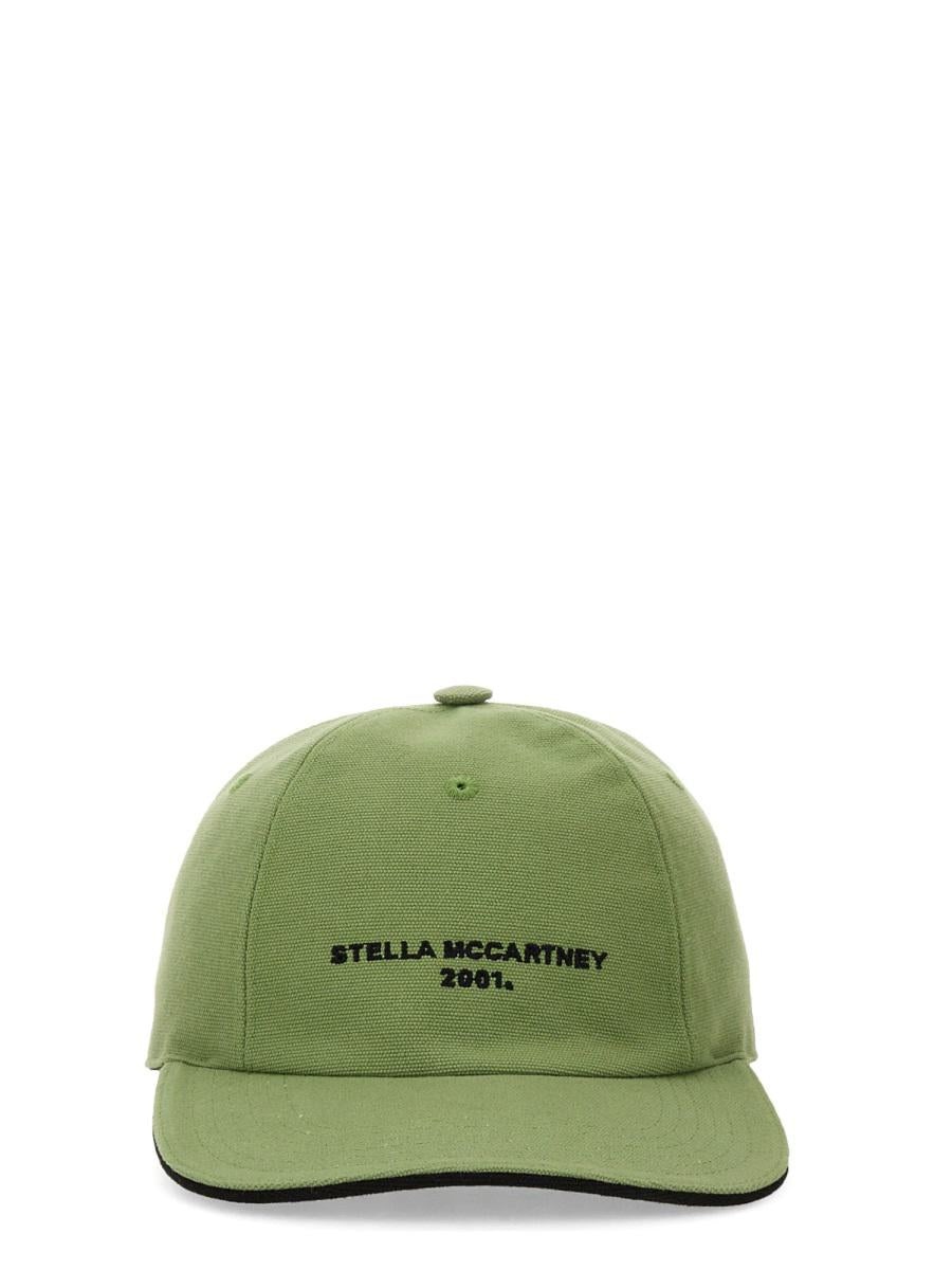 キャップ Stella Mccartney Baseball Hat With Logo Embroidery Stella McCartney STELLA MCCARTNEY BASEBALL HAT WITH LOGO