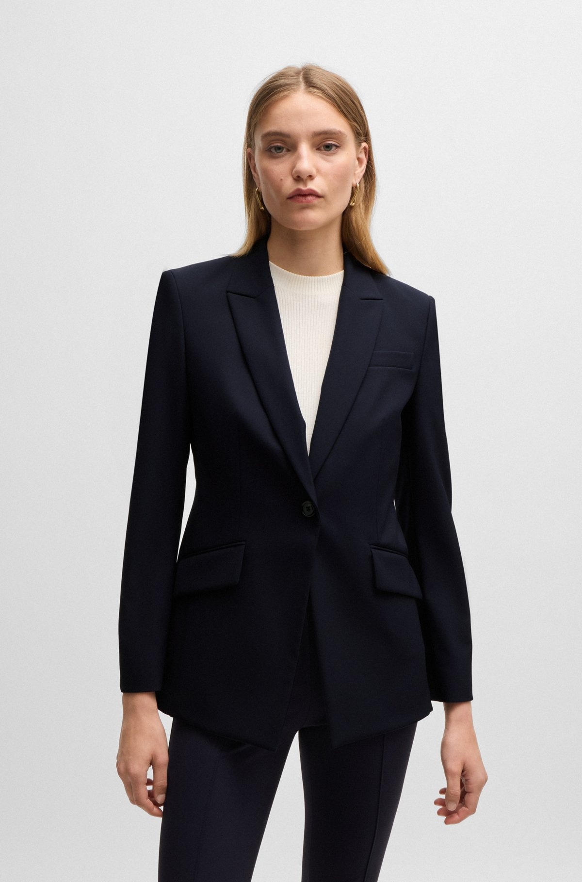 SLIM-FIT JACKET IN QUICK-DRY STRETCH CLOTH - 2