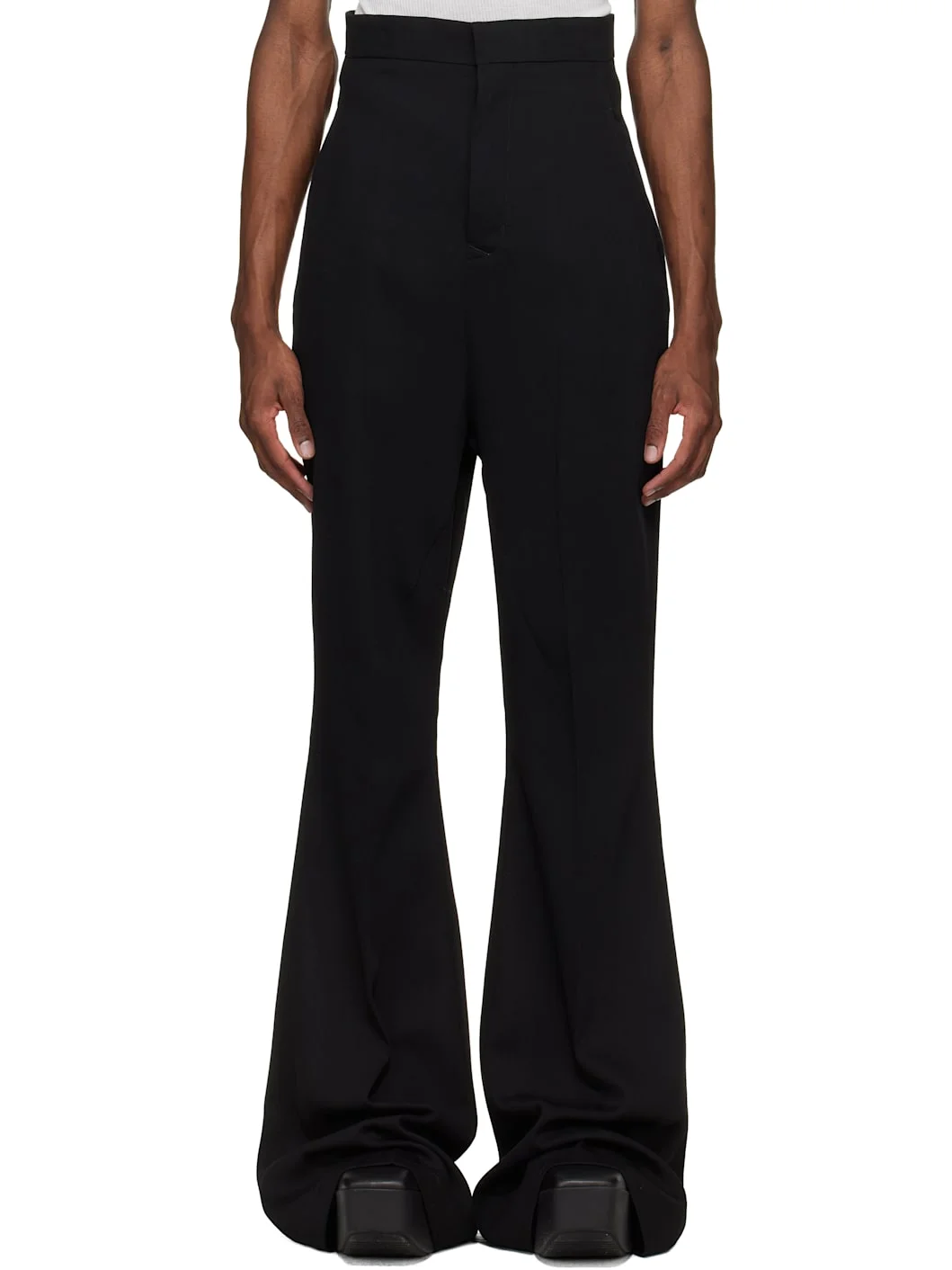 Black Temple Dirt Bolan Trousers - 1