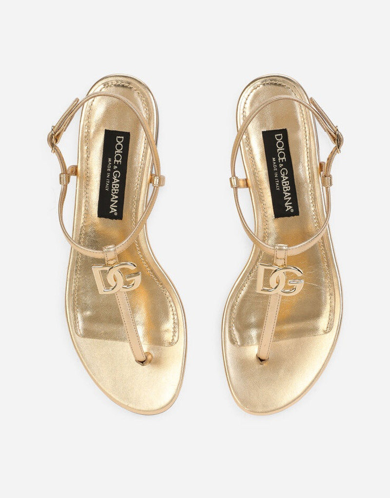 Nappa mordore DG thong sandals 4