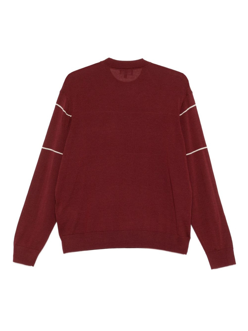 EMPORIO ARMANI striped sweater outlook