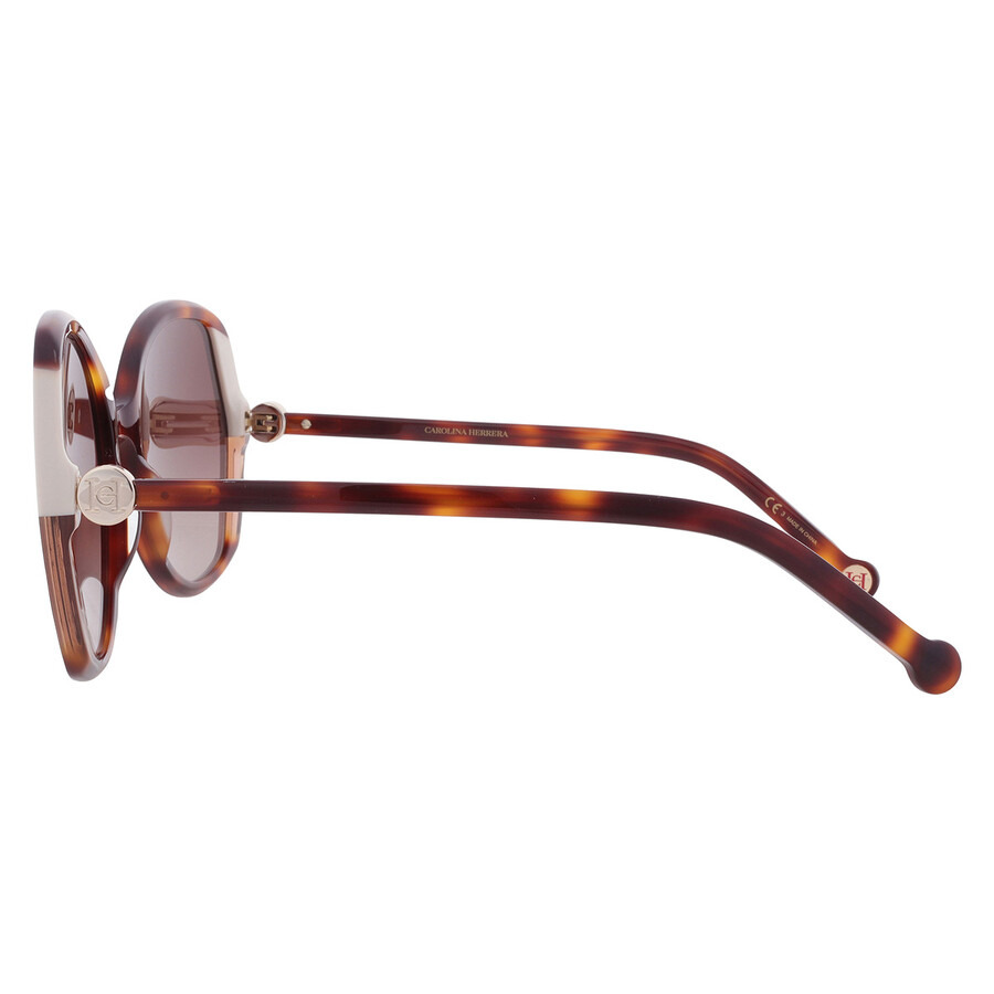 Carolina Herrera Brown Gradient Butterfly Ladies Sunglasses CH 0051/S 0C1H/HA 58 - 4
