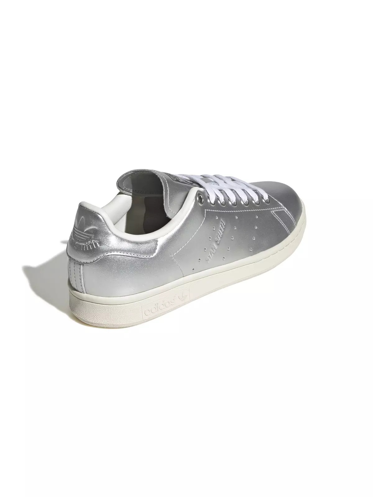 Originals Stan Smith "Silver Metallic/Silver Metallic/Core Black" Women's Shoe - 4