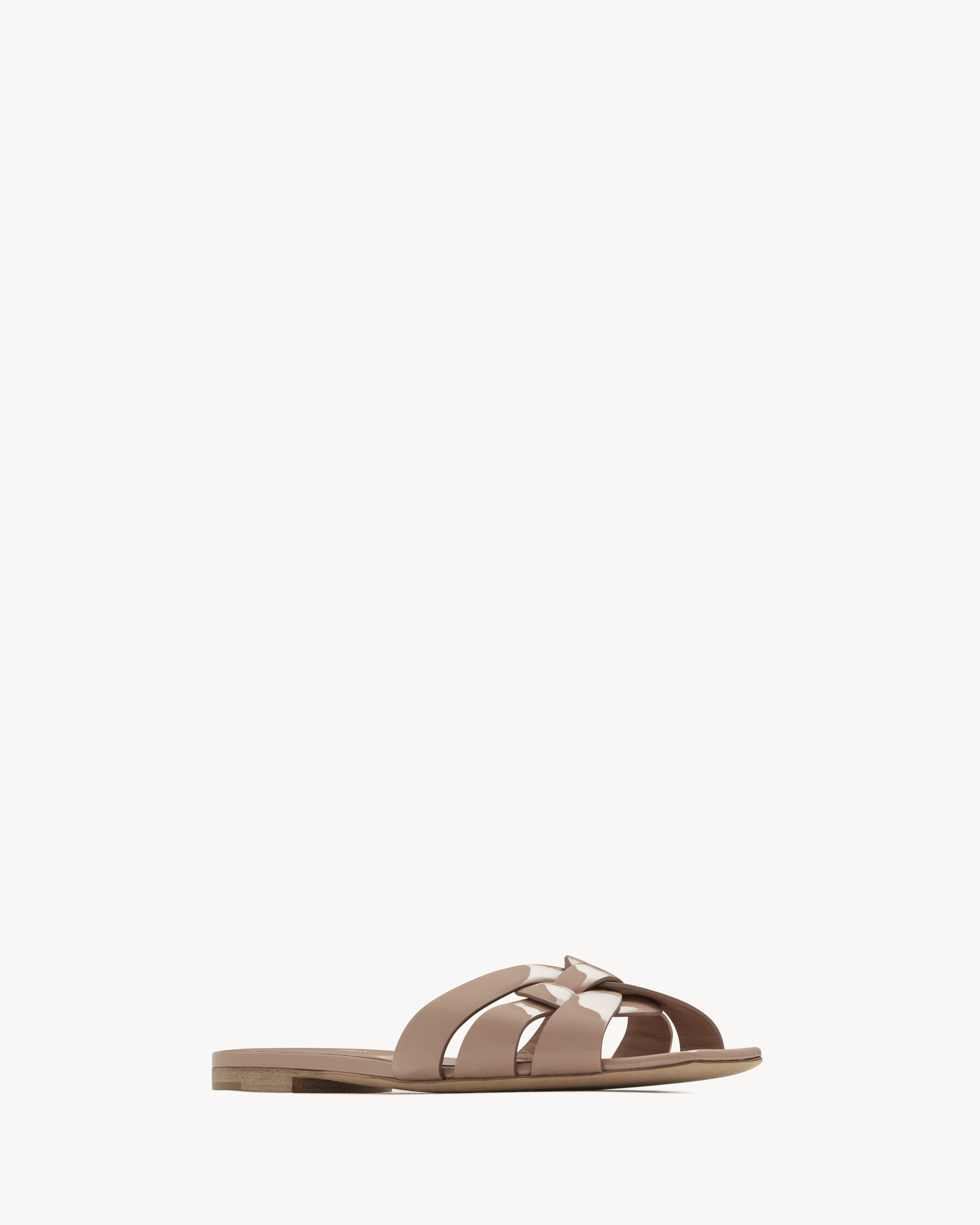tribute flat mules in patent leather - 3