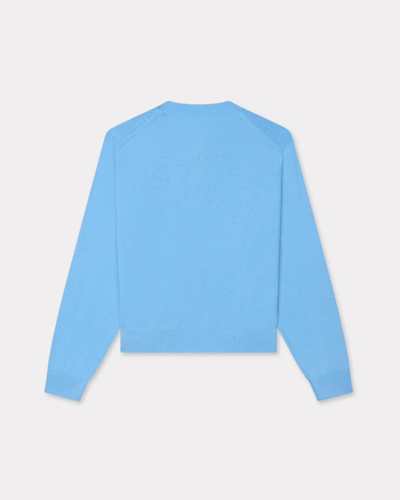 KENZO 'Boke Flower' embroidered cardigan in Merino wool outlook
