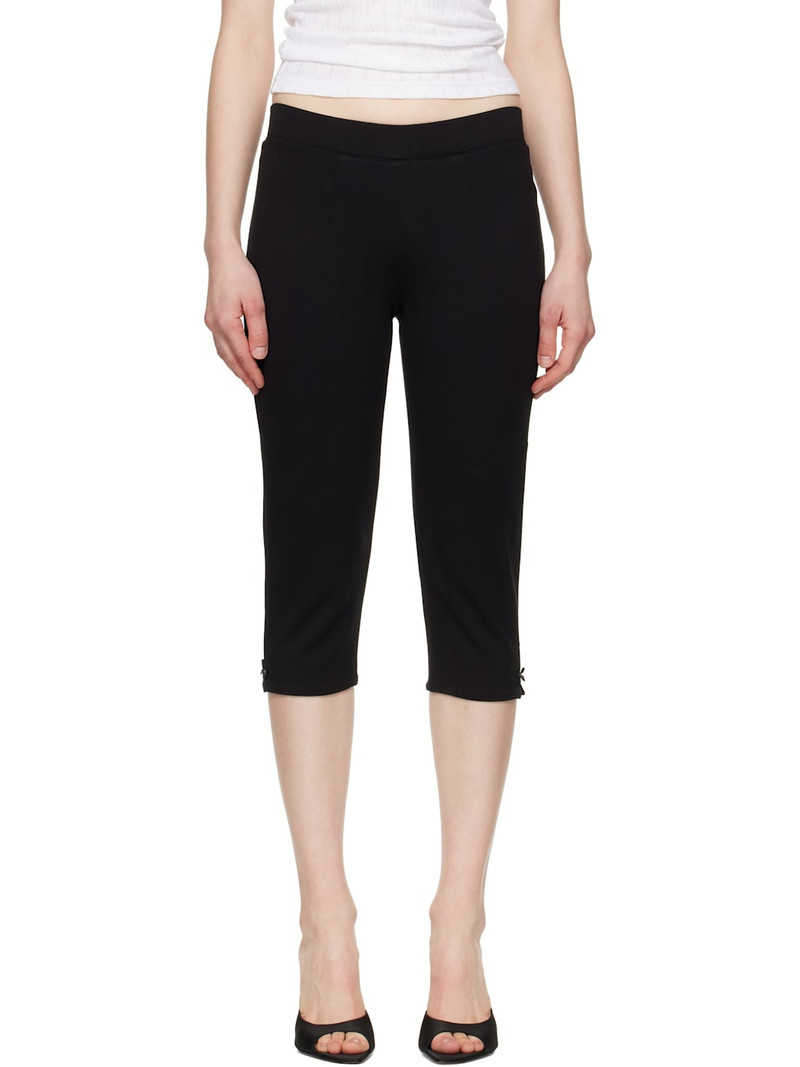 Black Caria Capri Leggings 1