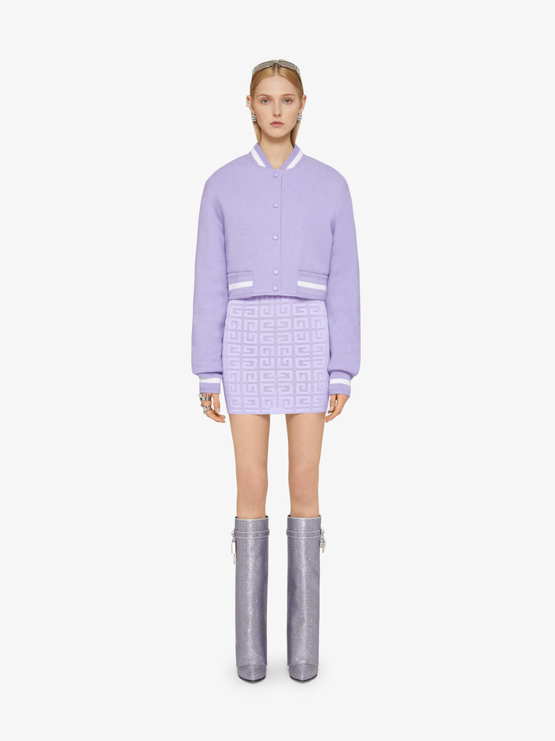 Givenchy CROPPED VARSITY JACKET IN WOOL outlook