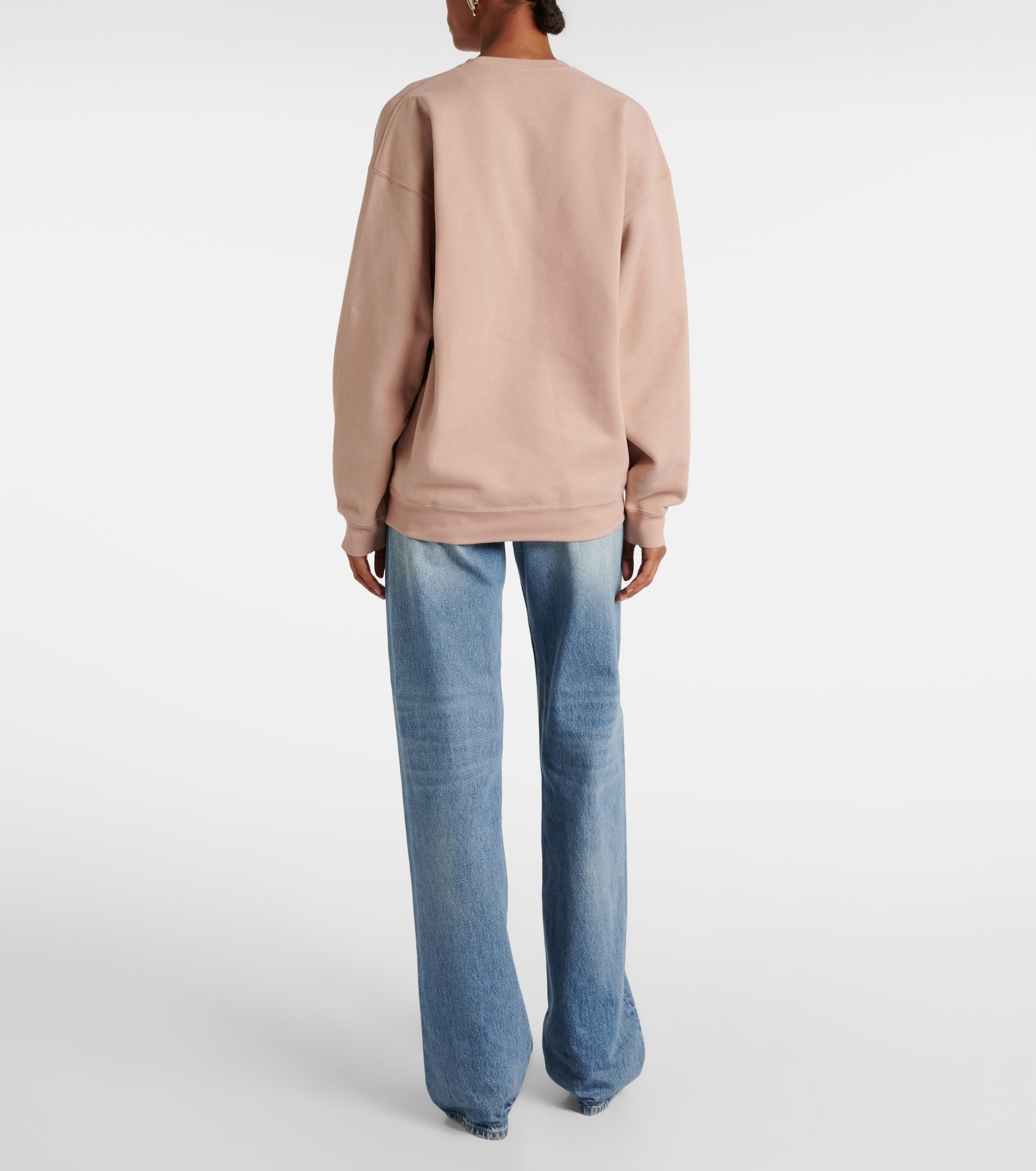 Logo cotton jersey sweatshirt - 3